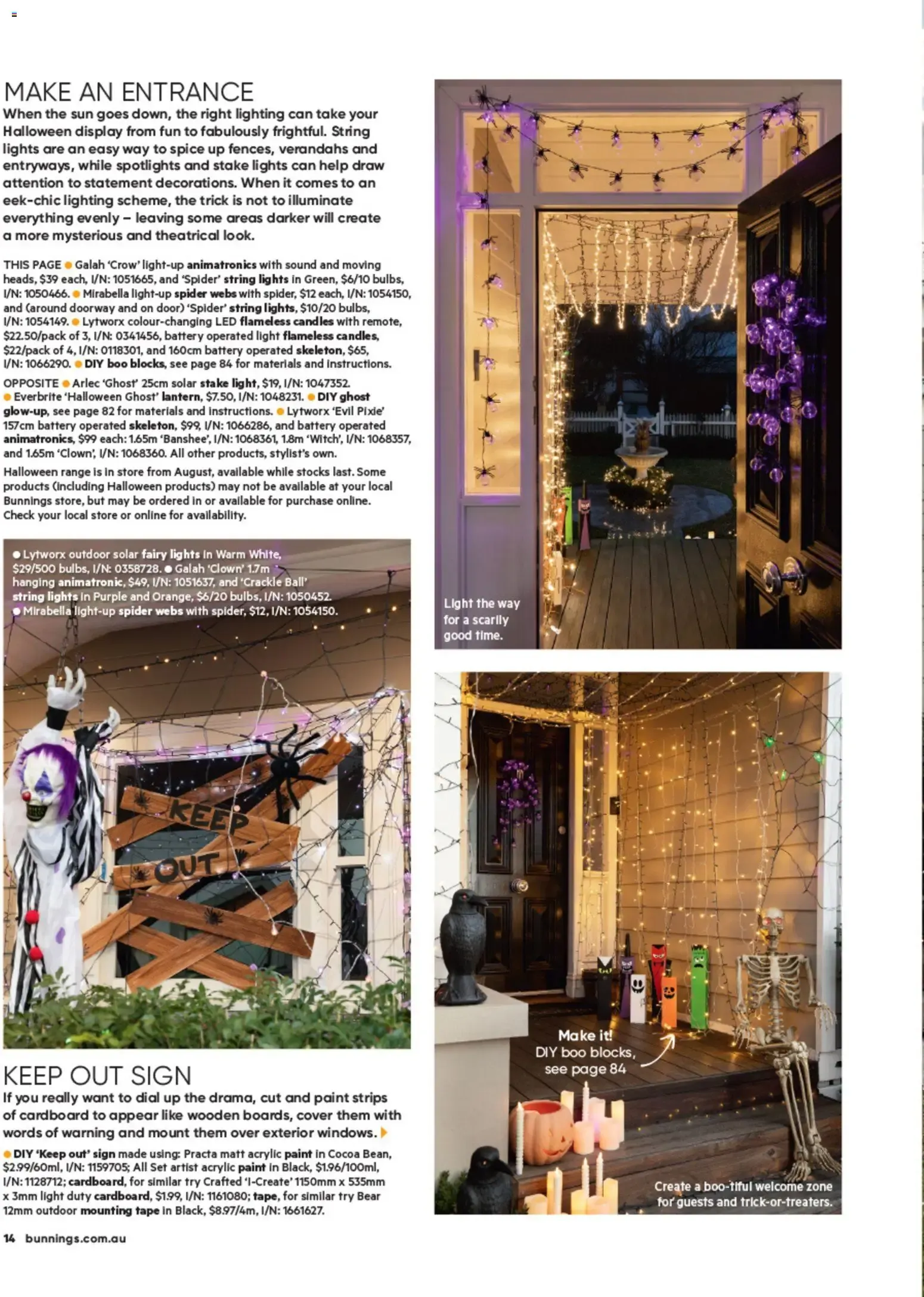 Bunnings Warehouse Halloween 👻 catalogue from 01/10/2026 - Catalogue valid from 1 October to 31 October 2026 - page 14