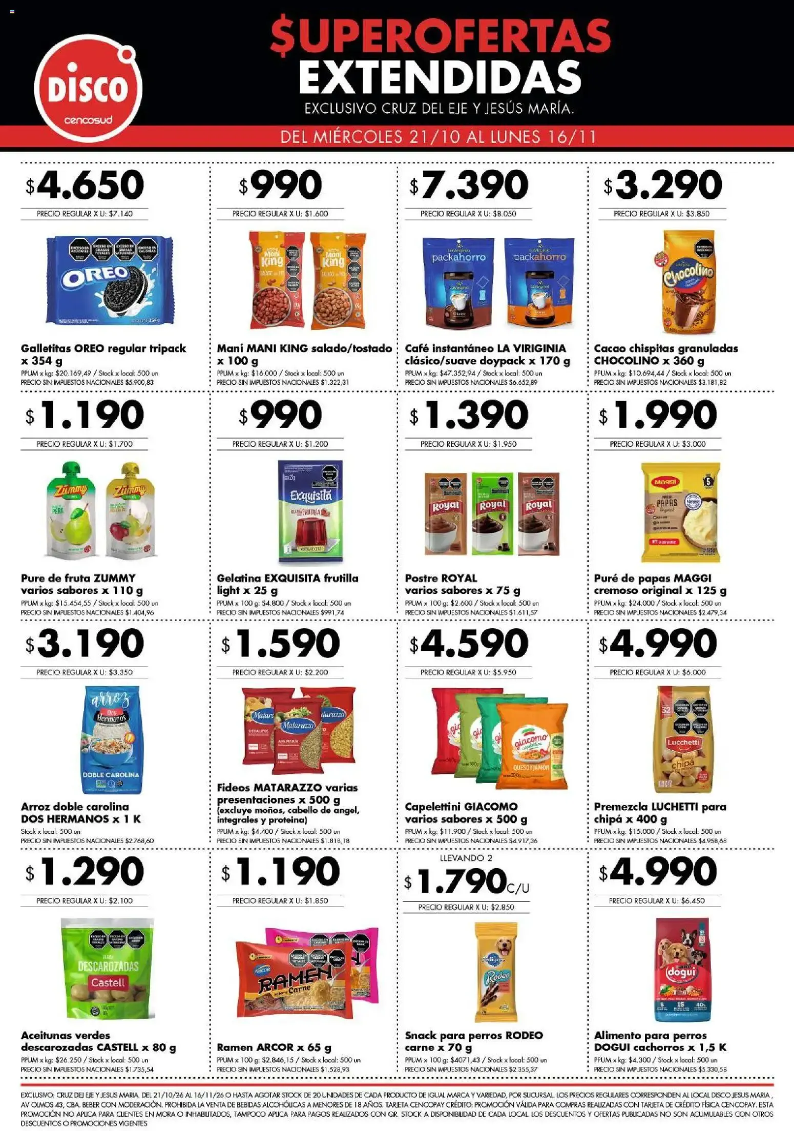 Ofertas de Disco - Superofertas Extendidas del 21/10/2026 - 16/11/2026 21 de octubre al 16 de noviembre 2026 - Página 2 del catálogo