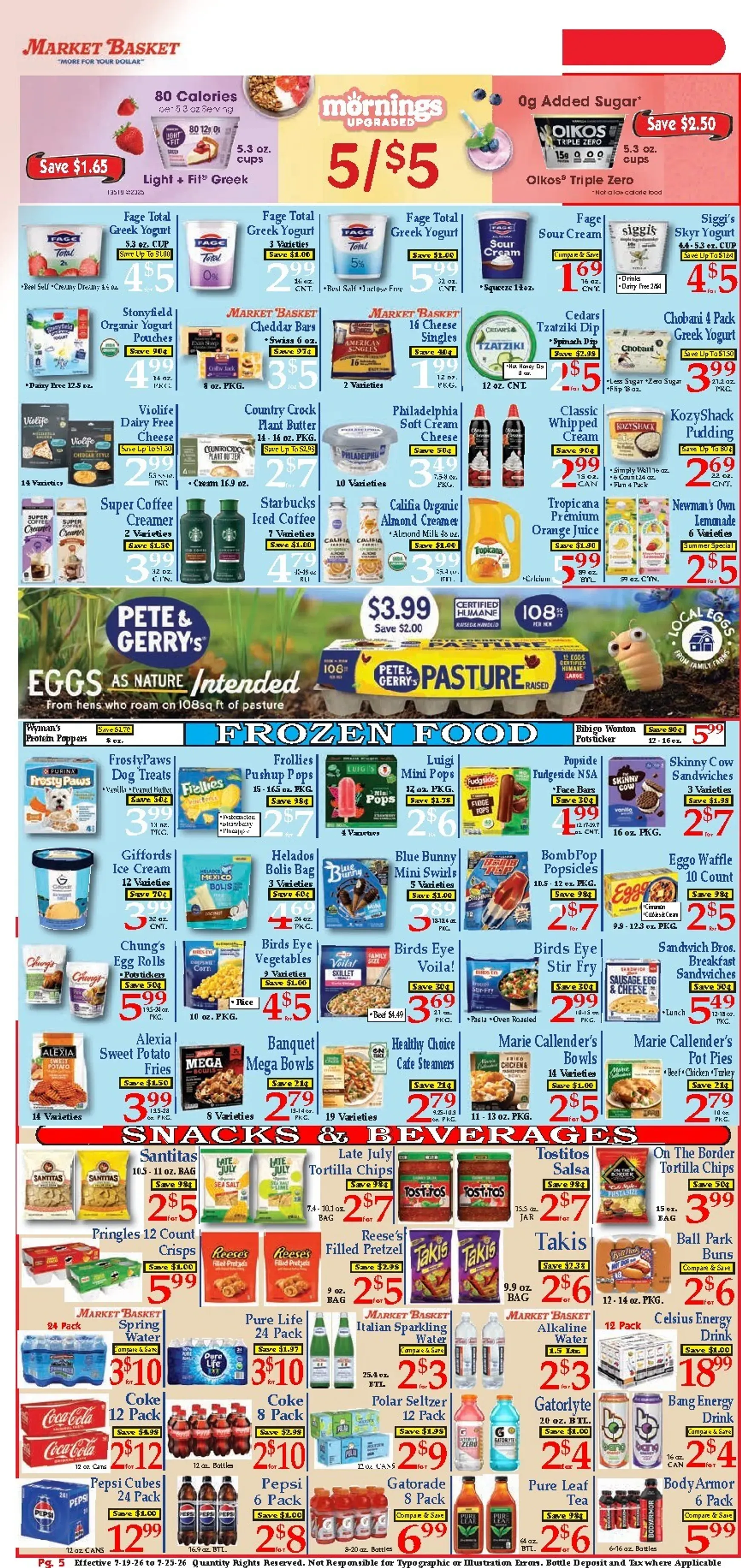Weekly ad Market Basket - More for your Dollar from July 19 to July 25 2026 - Page 5