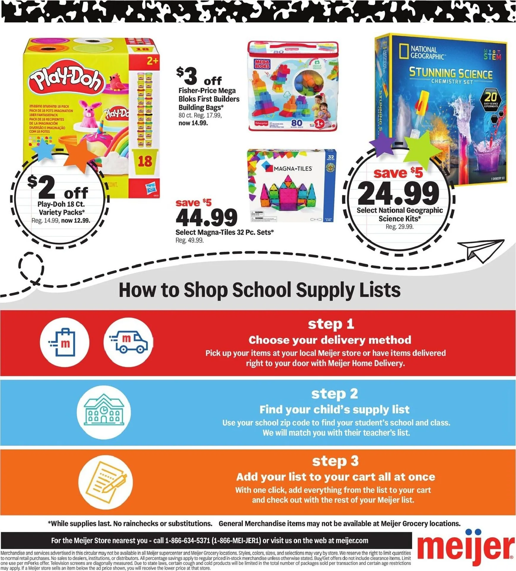 Weekly ad Future Meijer - School deals under $1 flyer valid from Wednesday 08/26/2026 to Tuesday 09/08/2026 from August 26 to September 8 2026 - Page 6