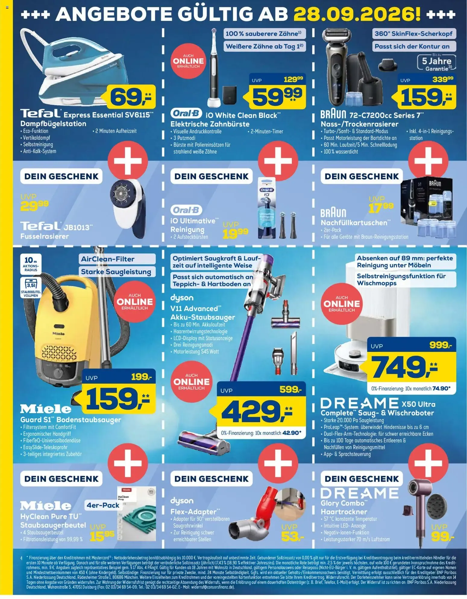 EuronicsXXL: Die besten Deals gibt's jetzt. von 26. September bis 2. Oktober 2026 - Prospekt seite 4