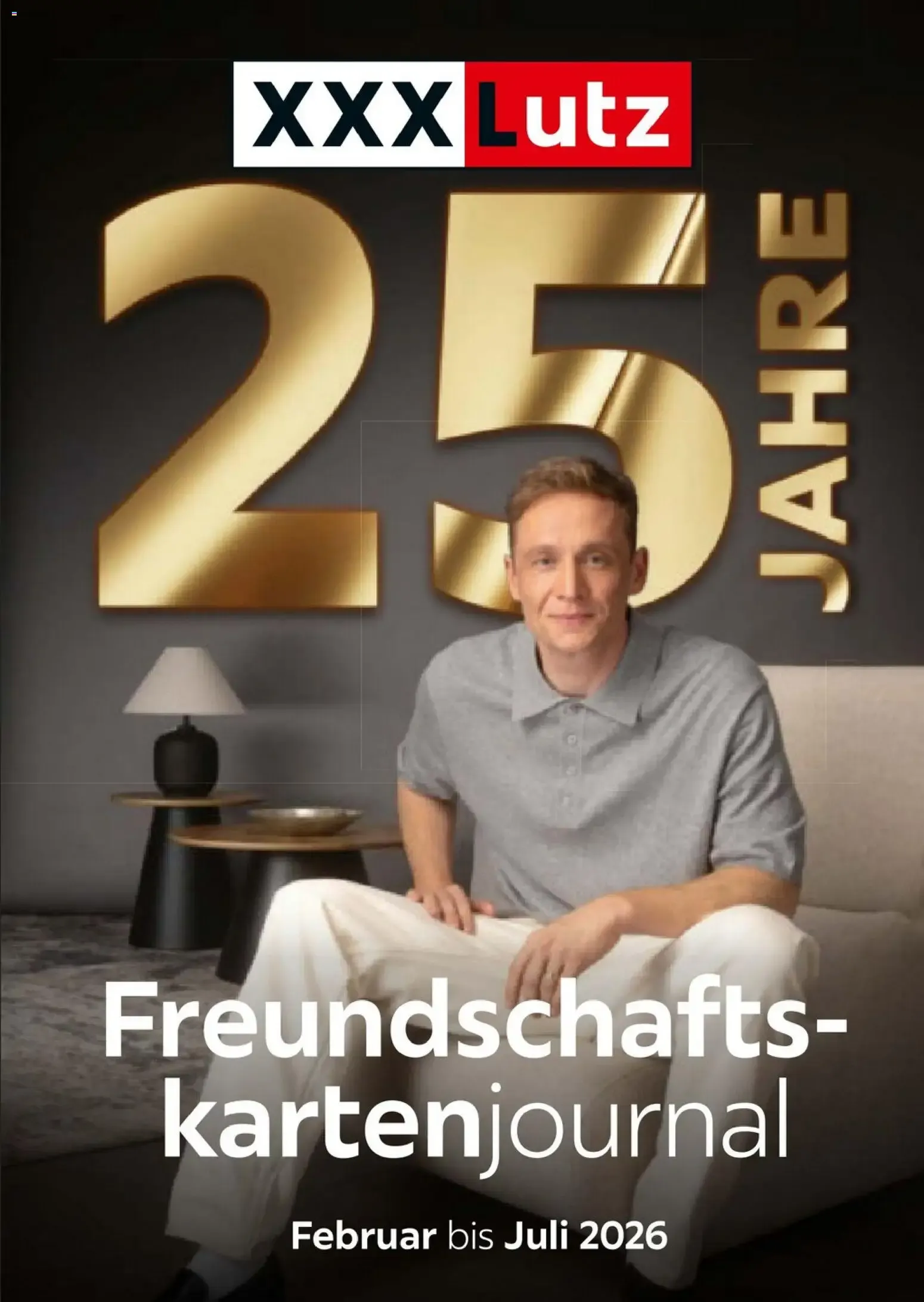XXXL Lutz Freundschaftskartenjournal (ab 01.02.2026) zum Blättern von 1. Februar bis 31. Juli 2026 - Prospekt seite 1