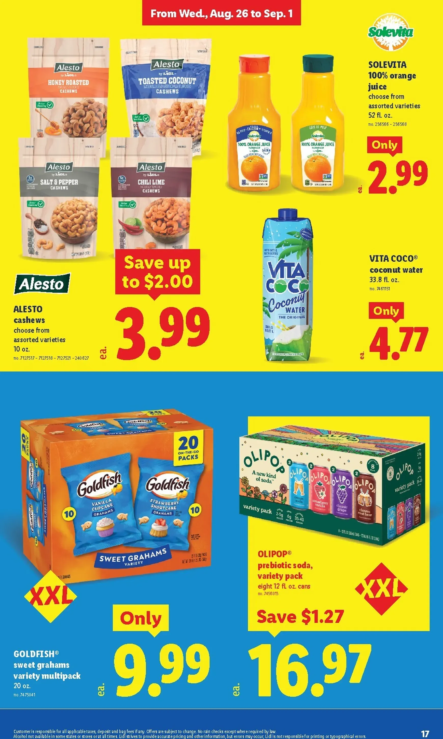 Weekly ad Lidl Labor Day Low Prices from August 26 to September 1 2026 - Page 17