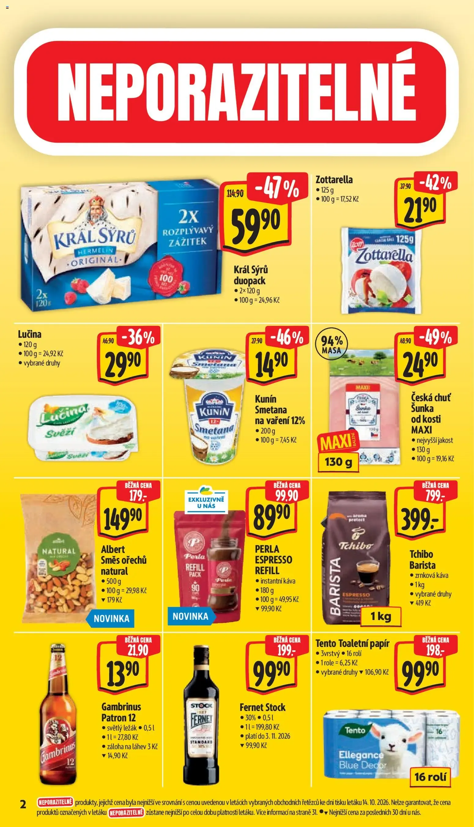 Albert leták - Hypermarket Jablonec nad Tisou od 21.10.2026 - Akční leták - 21. října 27. října 2026 - Page 14