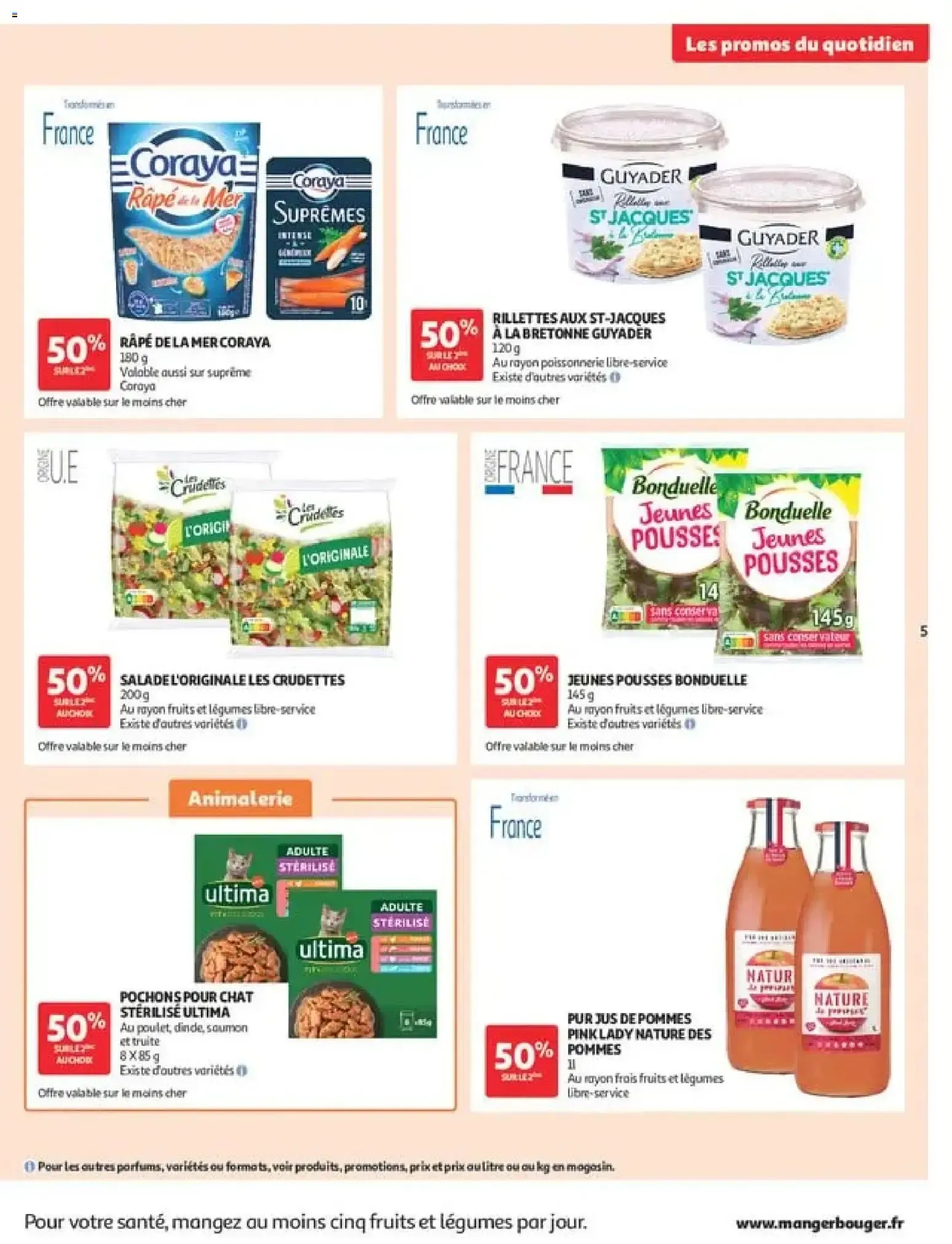 Auchan Les promos du moment à partir du 28/07/2026 - promo en ligne du 28 juillet au 9 août 2026 - Catalogue page 5