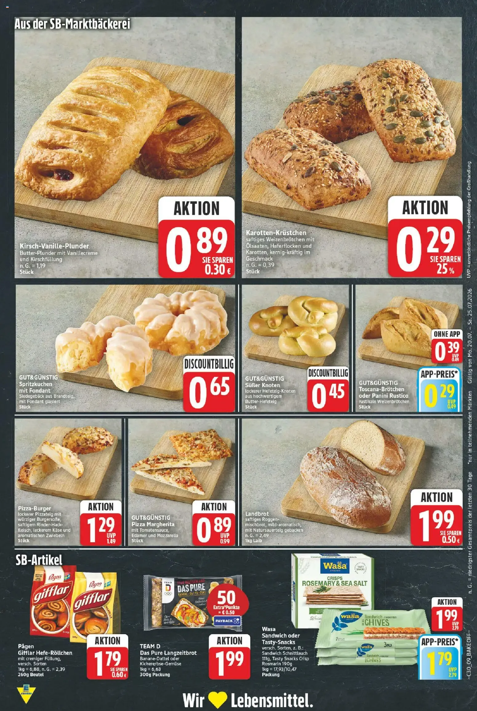 Edeka Center Prospekt von 20. Juli bis 25. Juli 2026 - Prospekt seite 10