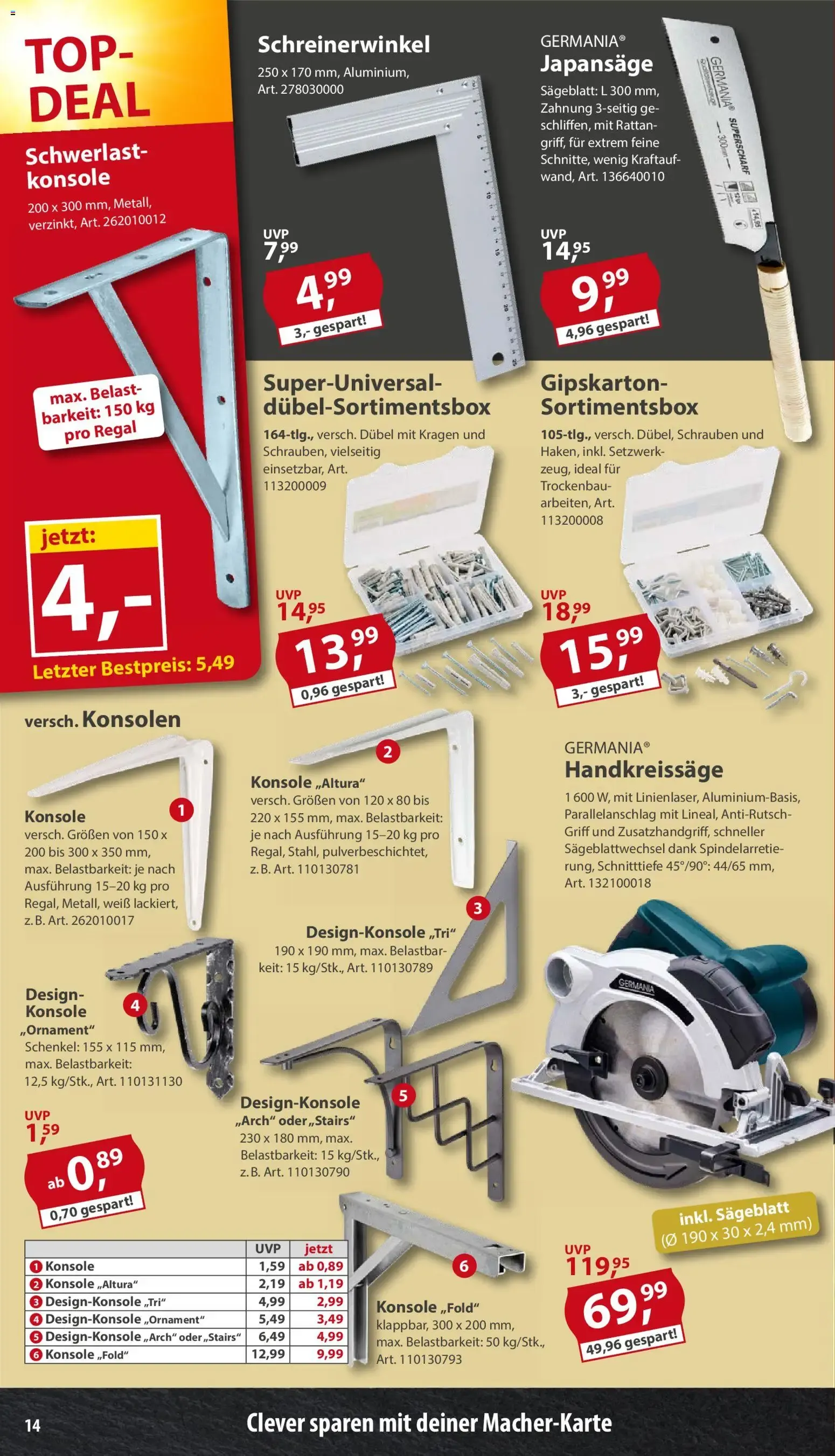 Sonderpreis Baumarkt Prospekt (ab 31.10.2026) zum Blättern von 31. Oktober bis 6. November 2026 - Prospekt seite 14