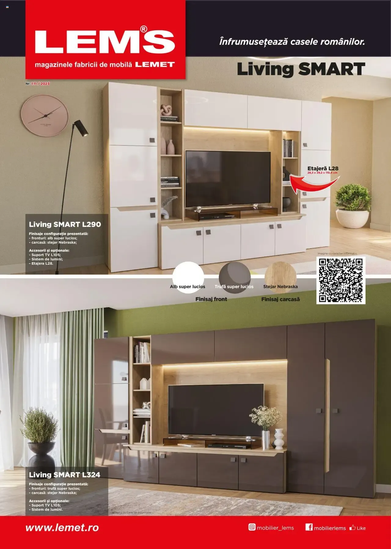 Catalog Lem’s catalog - Living-uri Smart și Smart Plus - Oferta 20.11.2023 - 31.01.2027 de la 20 noiembrie până la 31 ianuarie 2027 - Revista Pagina 1
