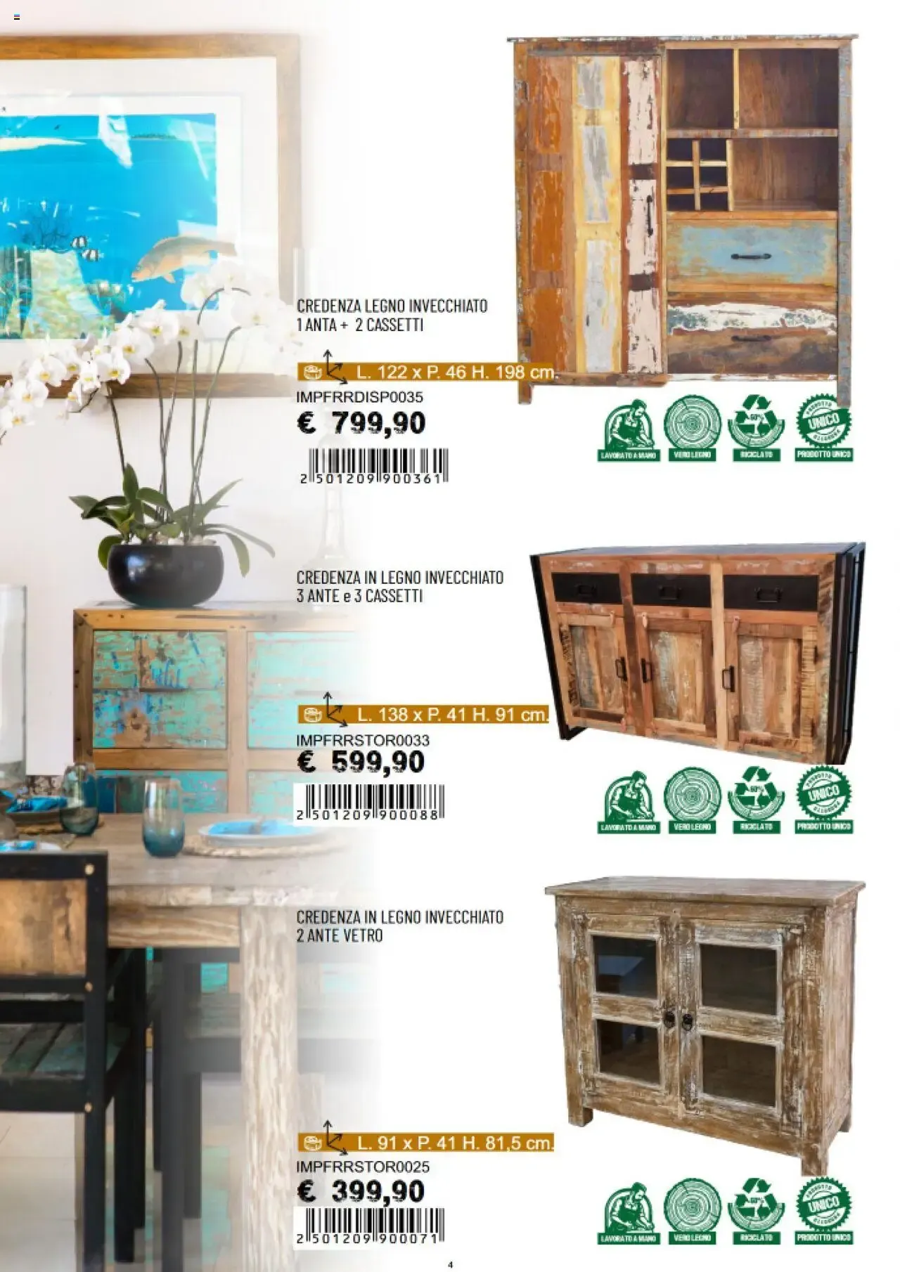 Nuovo Catalogo - Mobili Etnici in Vero Legno La Prealpina dal 27/09/2024 > offerte anteprima 🛍️ da 27 settembre a 31 agosto di 2026 - Pagina del volantino 4
