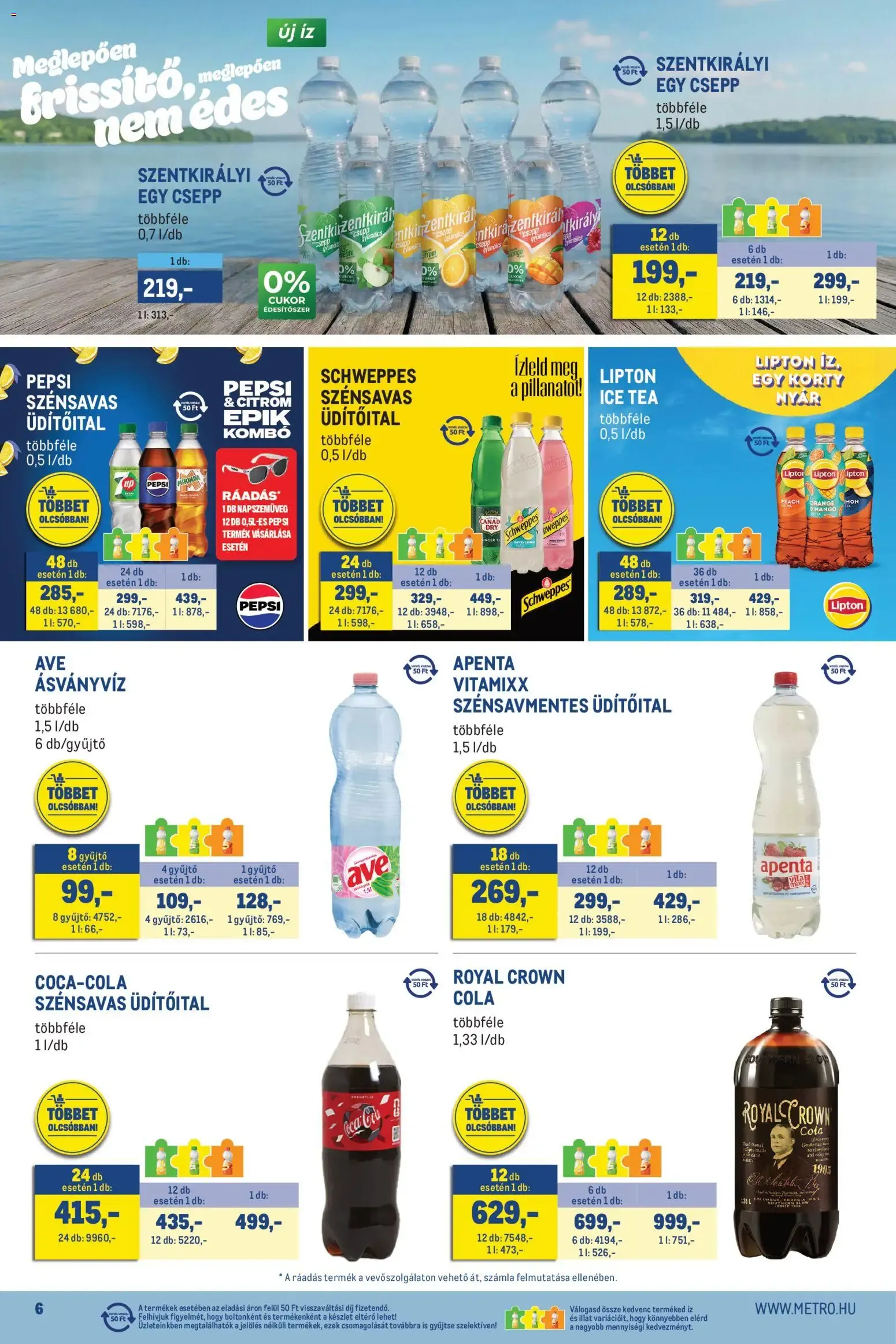Katalógus Metro Sörök és finomságok 2026/08 - 2026.08.01. -tól/töl > akció, lapozható szórólap 🛍️ augusztus 1.-tól augusztus 31.-ig 2026. - Oldal 6