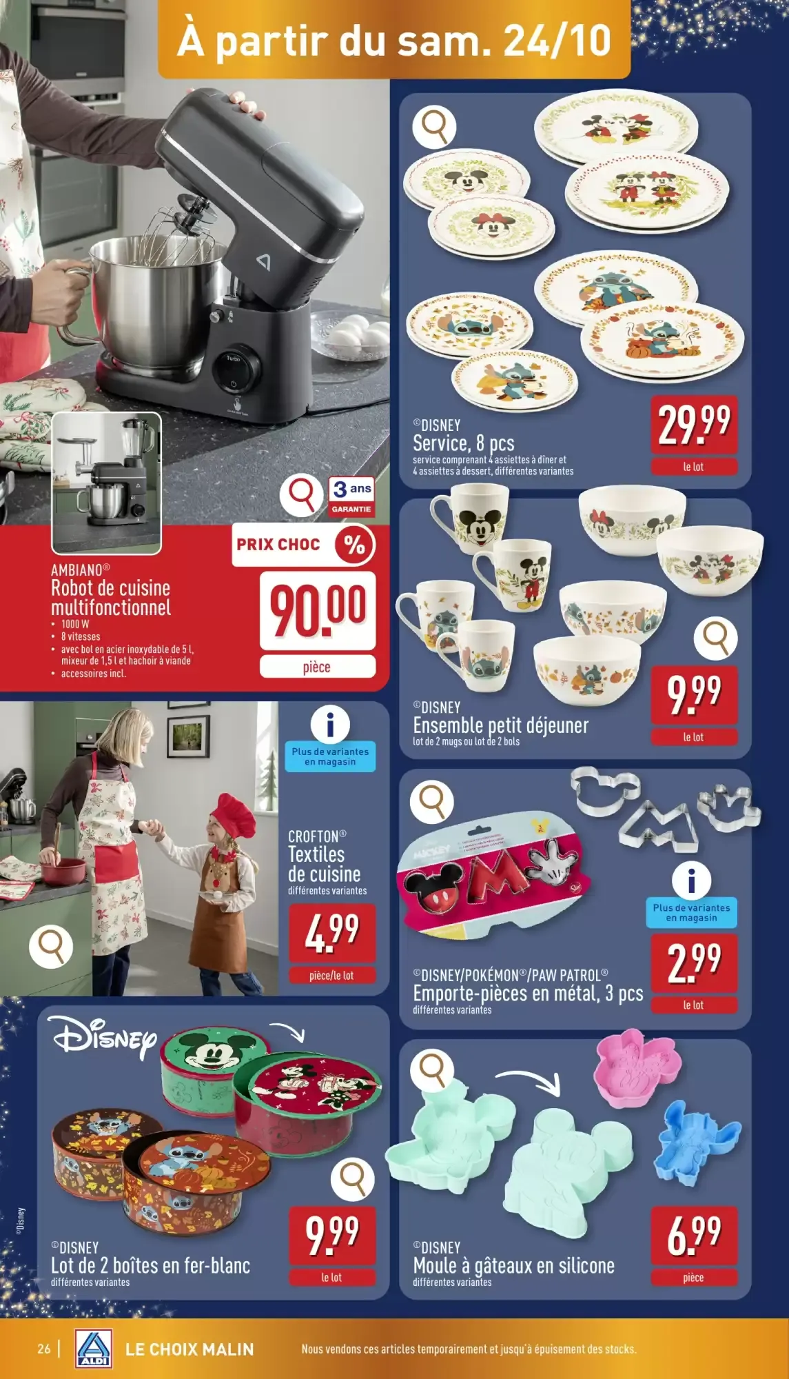 Dépliant ALDI du 19 au 24 Octobre van 19 oktober tot 24 oktober 2026 - folder pagina 26