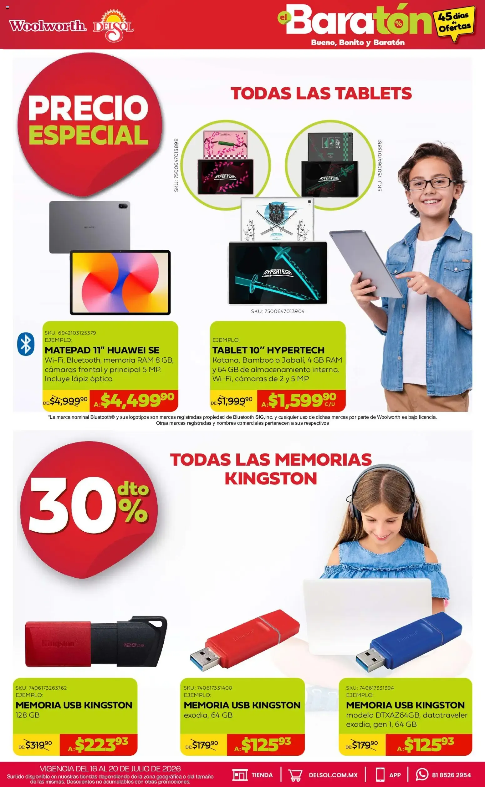Catálogo de Del Sol y Woolworth catálogo Bueno, Bonito y Baratón (16/07/2026 - 20/07/2026) - catálogo en línea 16 de julio al 20 de julio 2026 - Pagina 9
