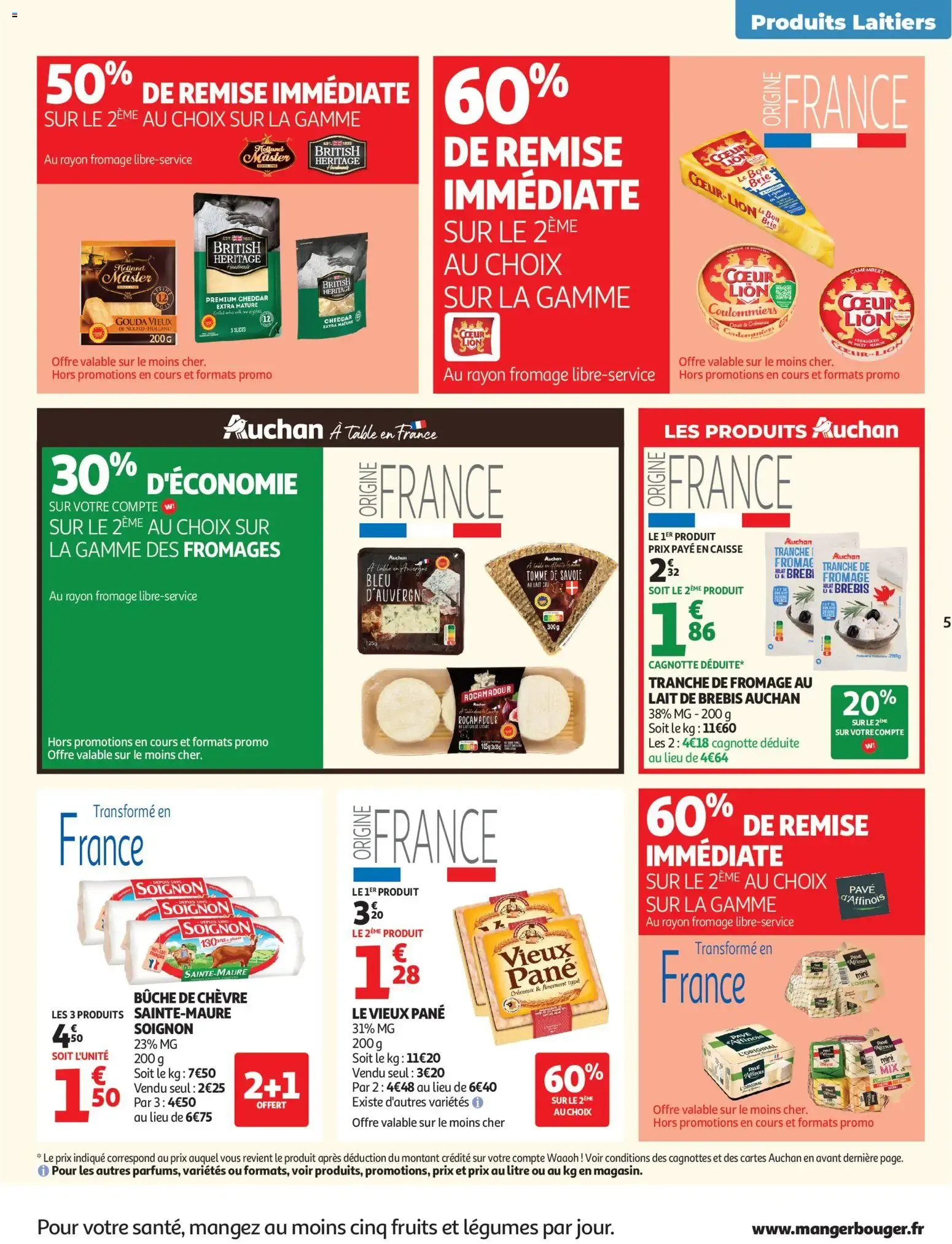 Auchan - Tous dans le match, pros des bons plans du 2 juin au 13 juin 2026 - Catalogue page 5