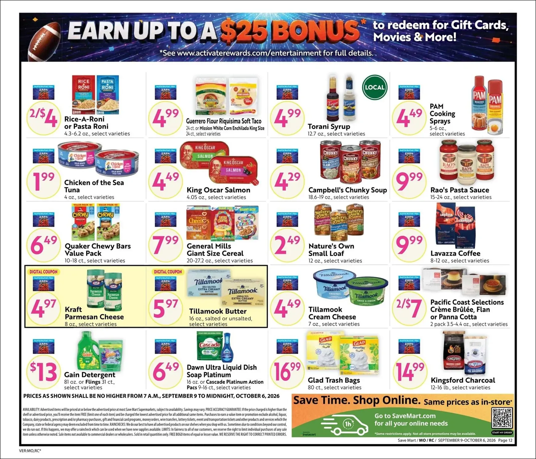 Weekly ad Current Save Mart - Steals & Deals leaflet valid from Wednesday 09/09/2026 to Tuesday 10/06/2026 from September 9 to October 6 2026 - Page 12