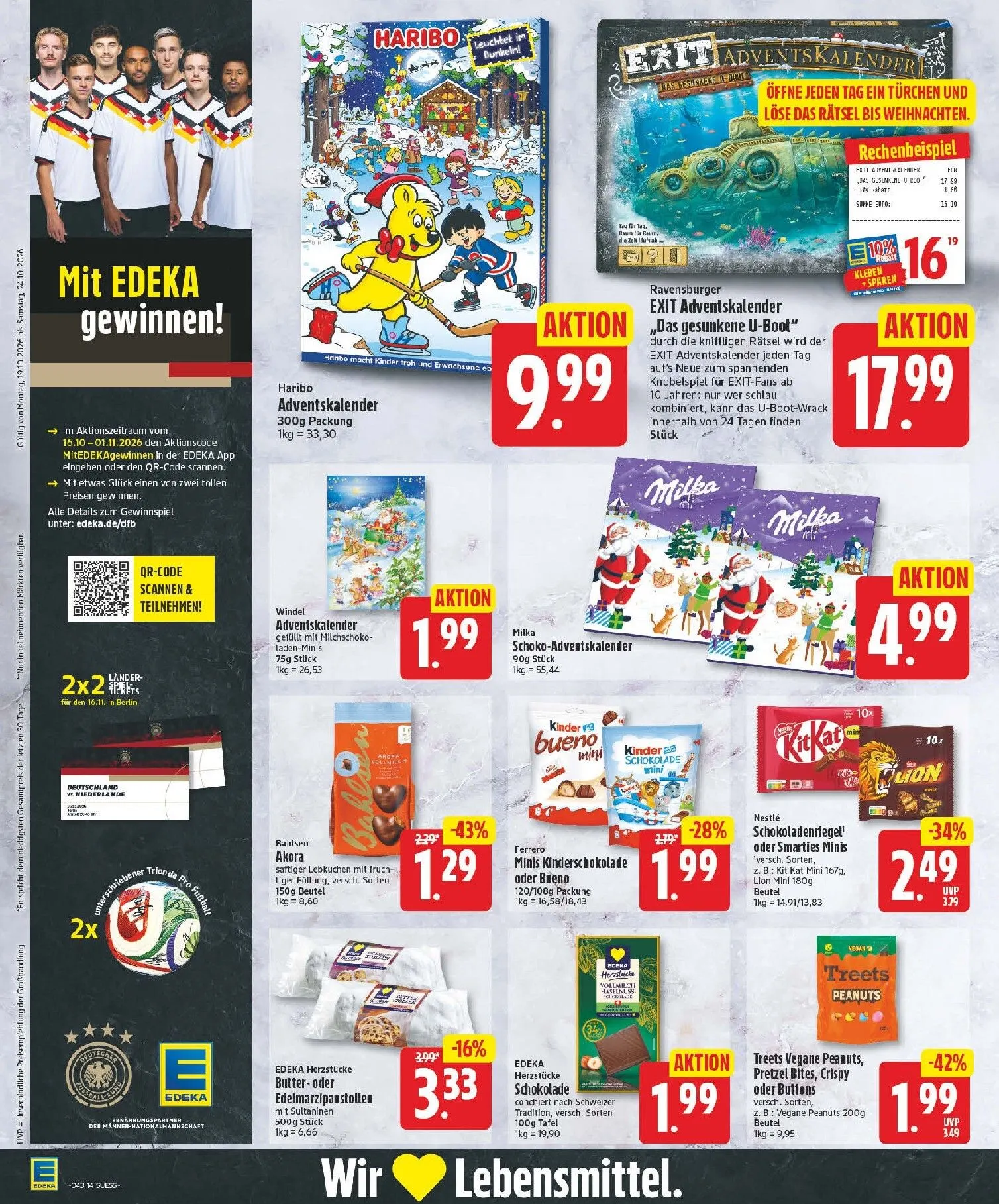 Edeka Prospekt nächste Woche – von Montag 19.10.2026 bis Samstag 24.10.2026 von 19. Oktober bis 24. Oktober 2026 - Prospekt seite 14