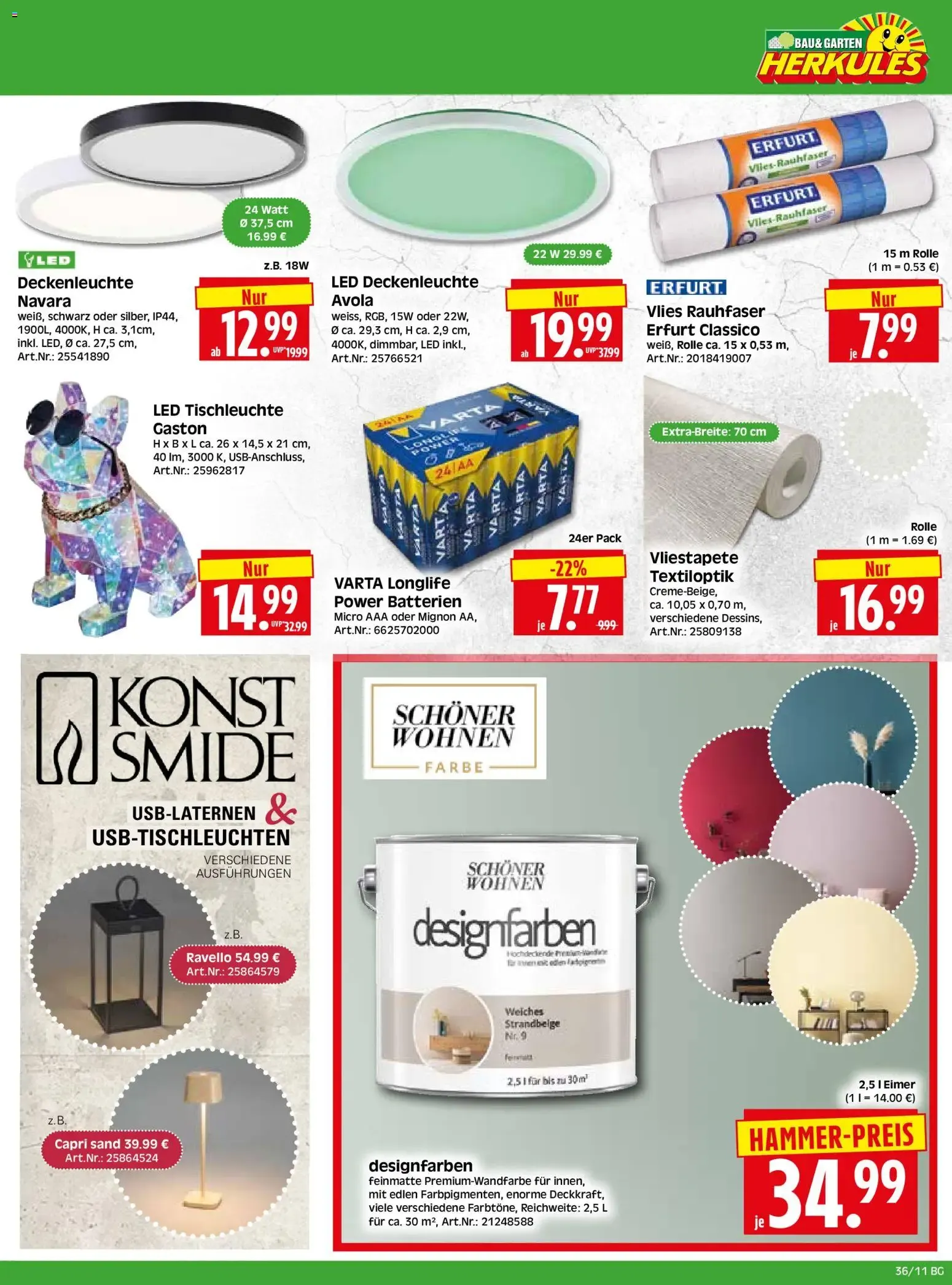 HERKULES Bau & Garten (ab 31.08.2026) zum Blättern von 31. August bis 5. September 2026 - Prospekt seite 11