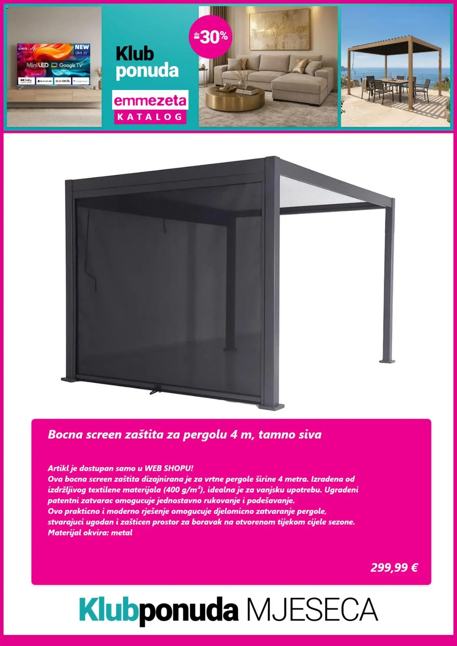 Katalog Emmezeta Katalog: Klub ponuda (ChiQ MiniLED Google TV) od 14. srpnja do 31. srpnja 2026. - Pregled Stranica 3
