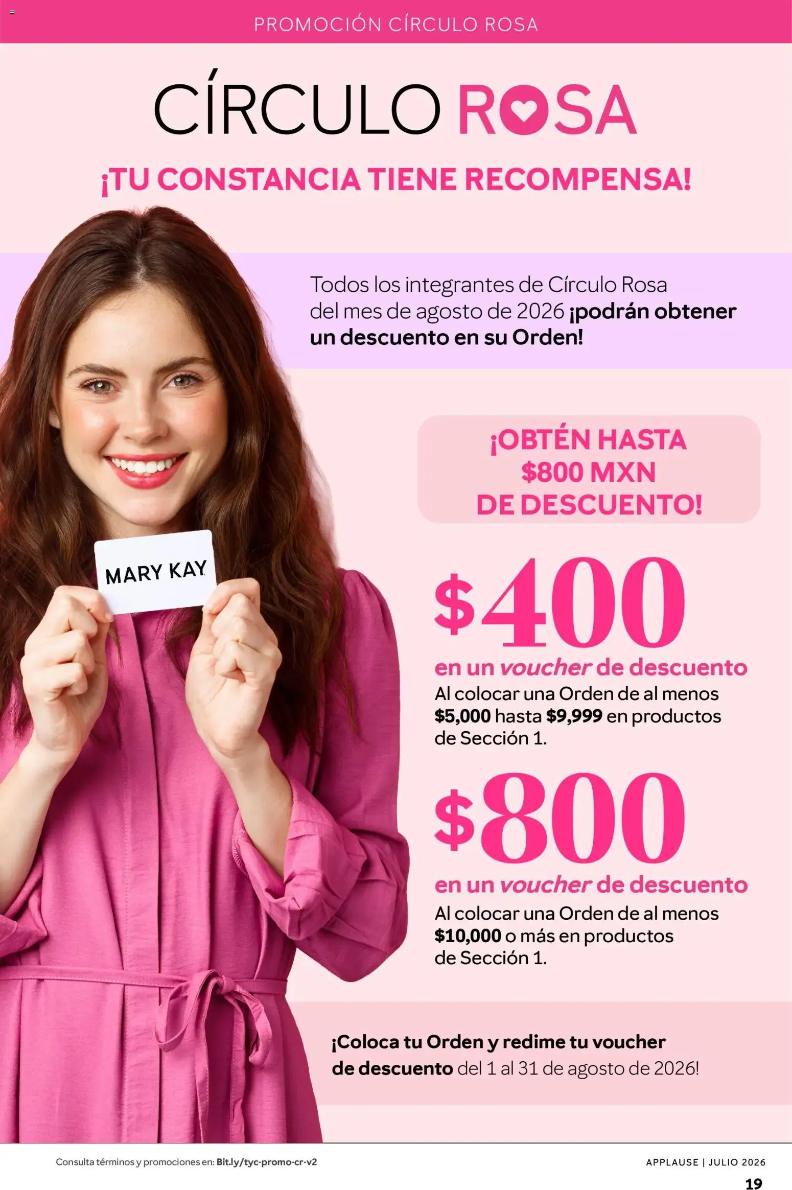 Catálogo de MARY KAY applause TU REVISTA PARA EL ÉXITO 1 de julio al 31 de julio 2026 - Pagina 19