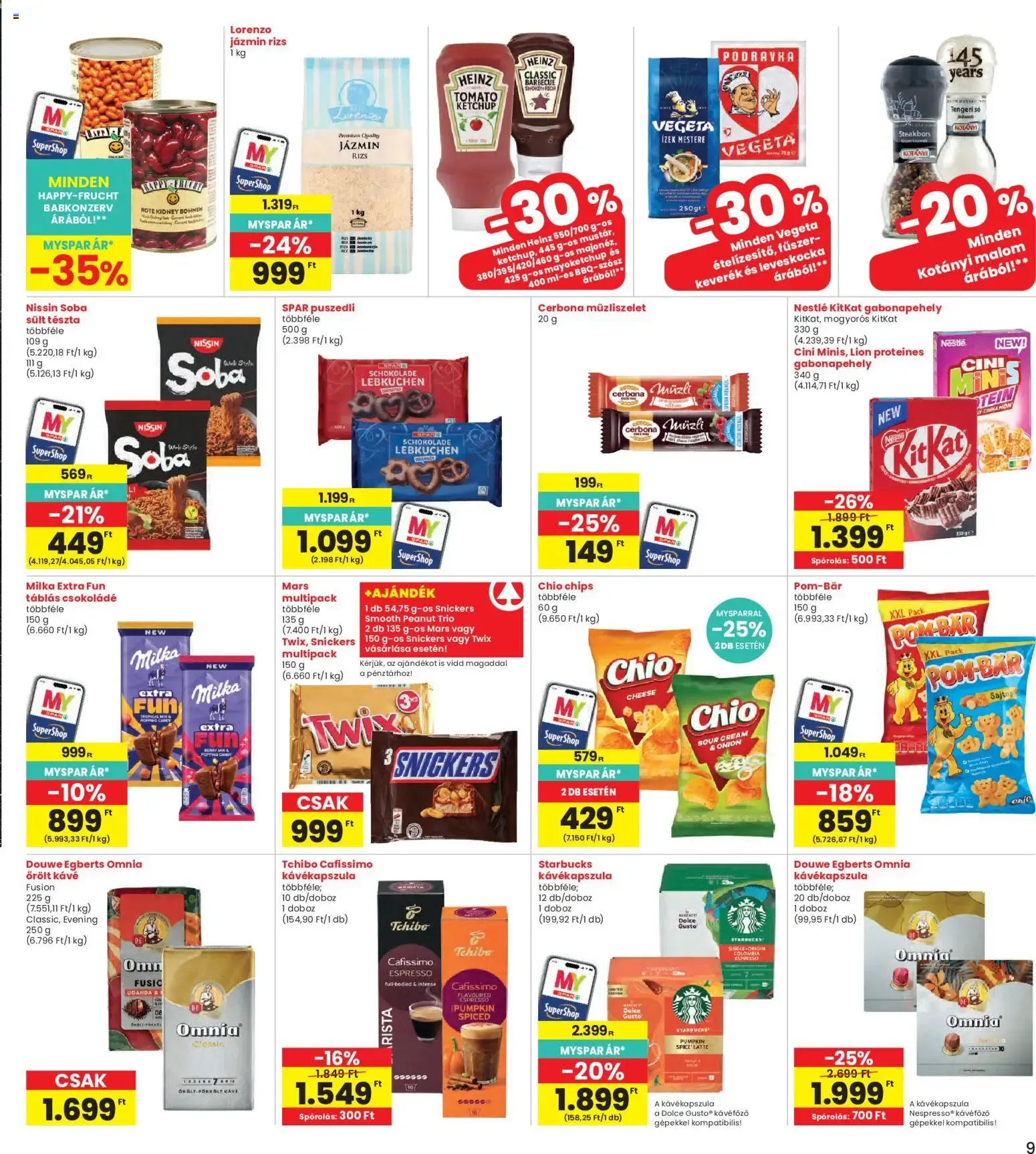 Katalógus Interspar: 35 éves jubileum - Szülinapi szenzáció! október 15.-tól október 21.-ig 2026. - Oldal 9
