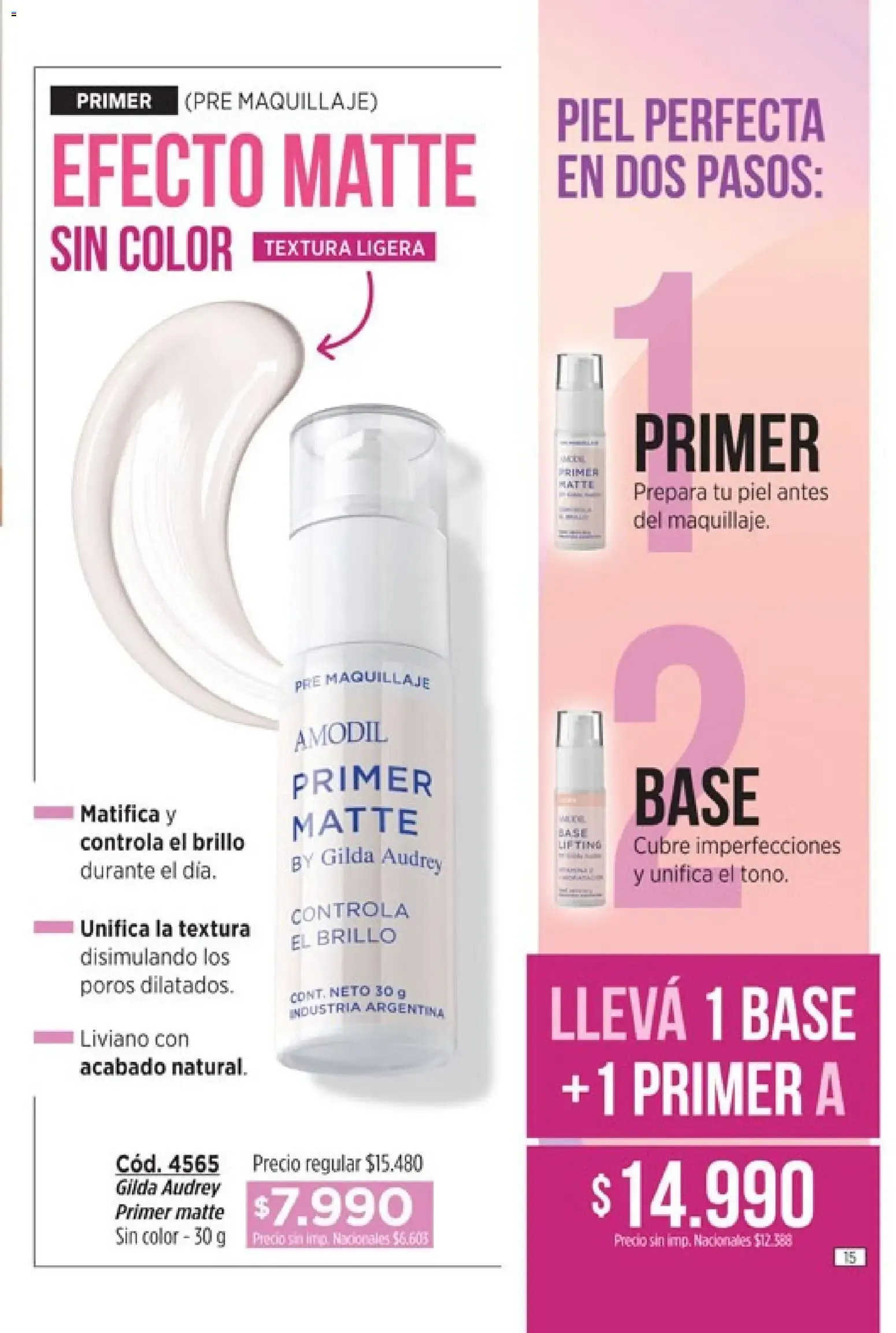 Ofertas de Amodil Campaña 16 19 de septiembre al 30 de septiembre 2026 - Página 15 del catálogo