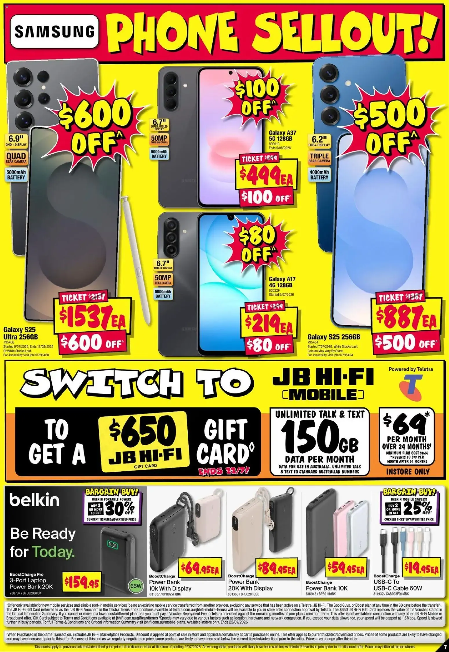 JB HI-FI BIG BRAND SELLOUT! - Catalogue valid from 16 July to 29 July 2026 - page 7