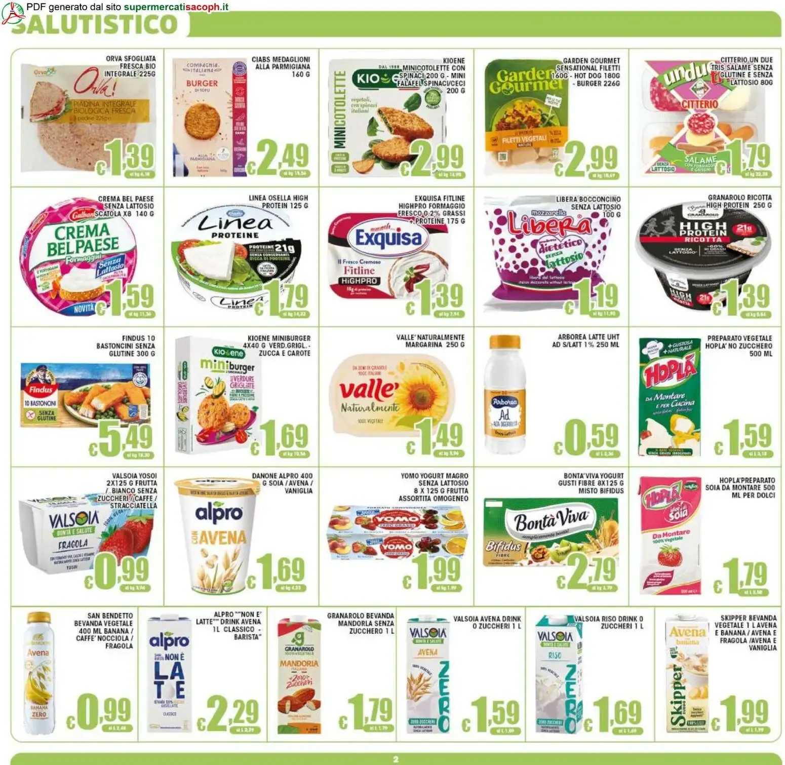 Sacoph volantino dal 31/07/2026 - online Offerte da 31 luglio a 11 agosto di 2026 - Pagina del volantino 2