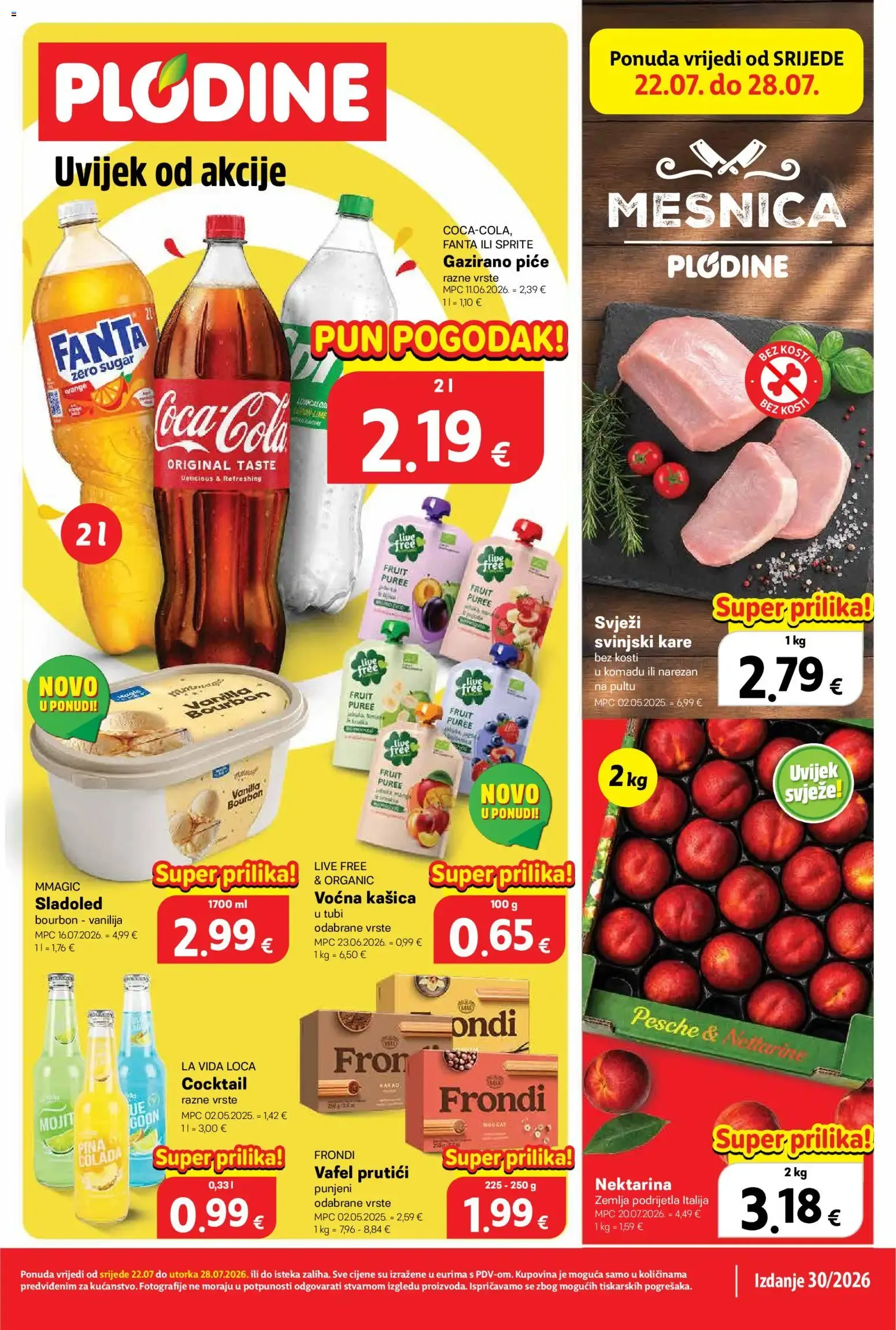 Plodine Katalog novi od 22.07.2026 na listanje > letak digitalni