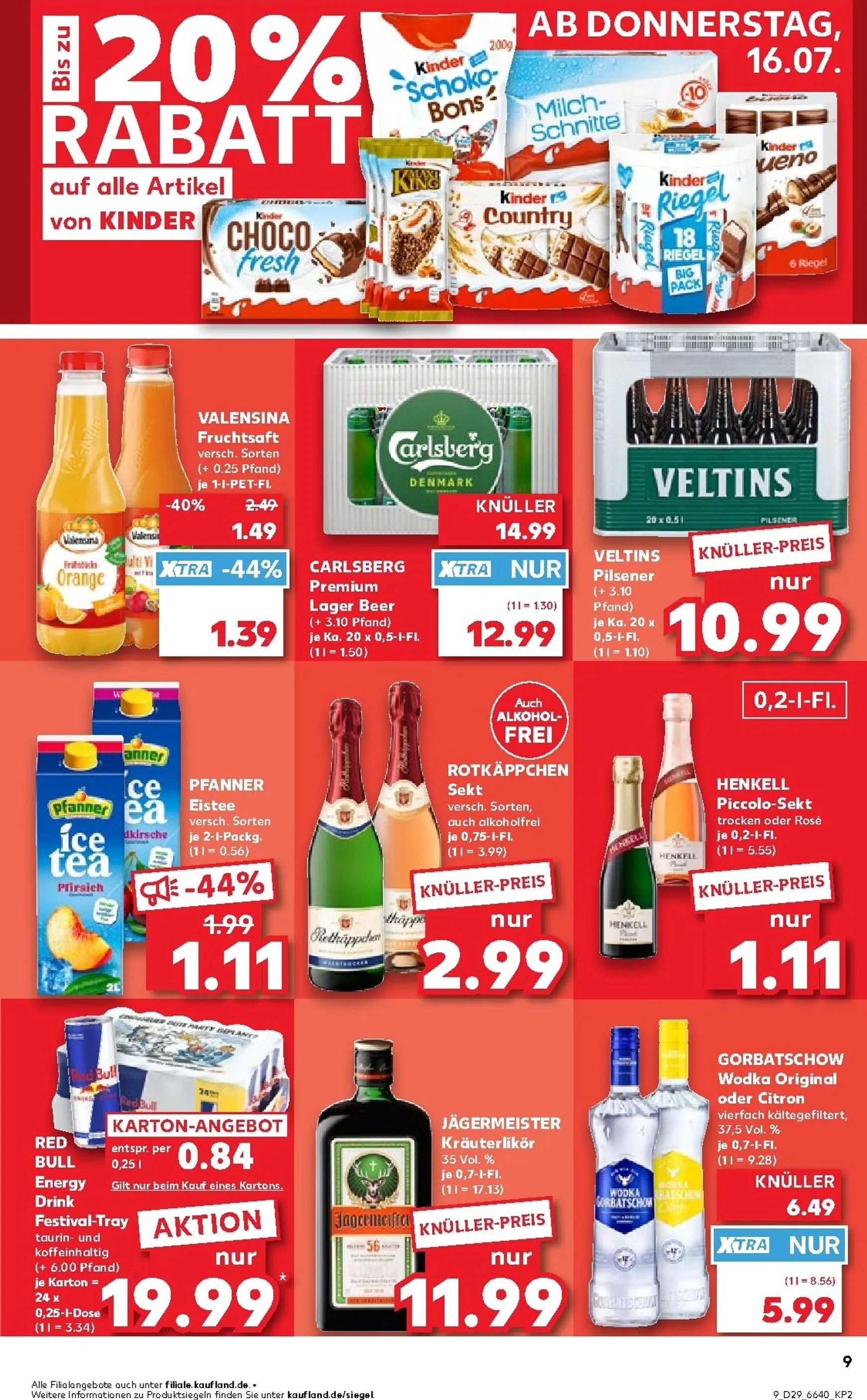 Kaufland Prospekt nächste Woche – von Donnerstag 16.07.2026 bis Mittwoch 22.07.2026 von 16. Juli bis 22. Juli 2026 - Prospekt seite 10
