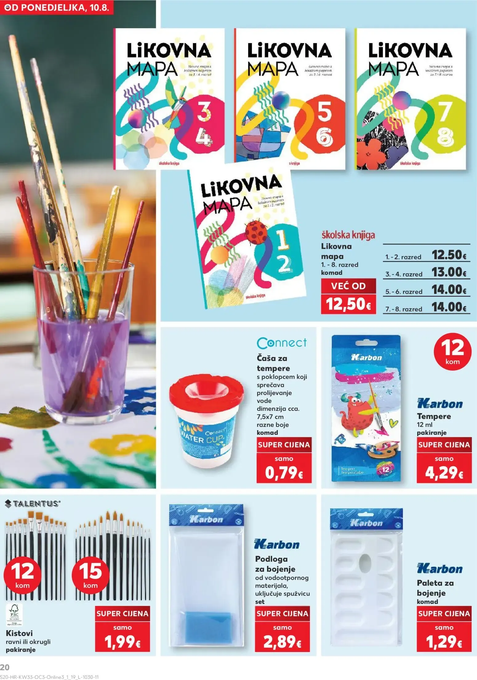 Katalog Kaufland Hura! Počinje škola! (¡Hurra! ¡Empieza el colegio!) od 10. kolovoza do 13. rujna 2026. - Pregled Stranica 20