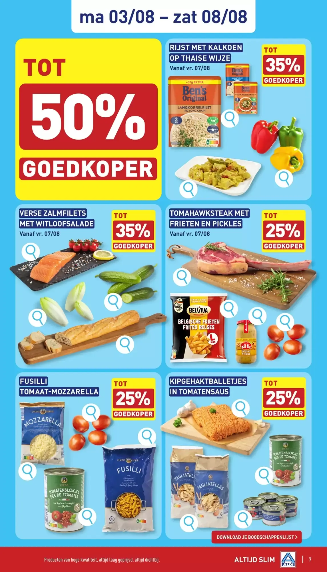ALDI Folder van ma 03/08 t.e.m. zat 08/08 van 3 augustus tot 8 augustus 2026 - folder pagina 7