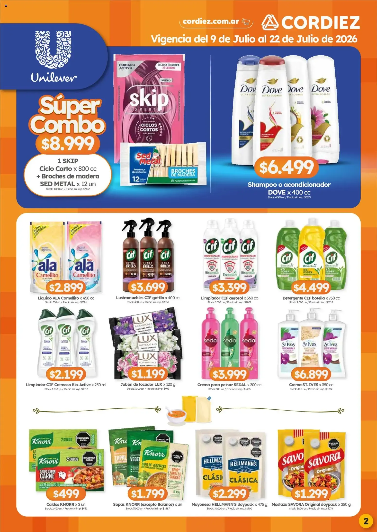 Ofertas de Cordiez ofertas || del 09/07/2026 - 22/07/2026 || Catálogo 9 de julio al 22 de julio 2026 - Página 2 del catálogo