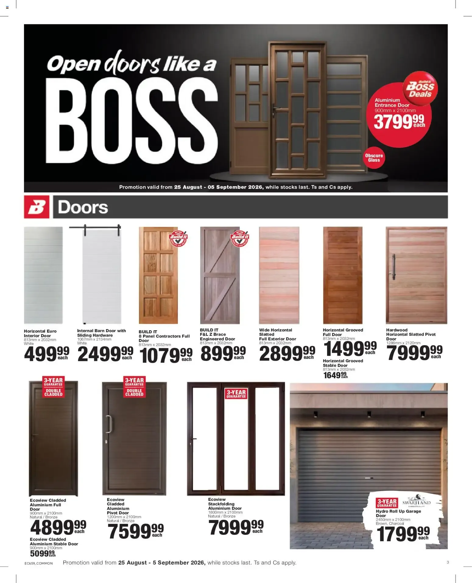 Build it - Sorted Like a BOSS / BOSS Deals from 25 August to 5 September 2026 - Catalogue Page 3