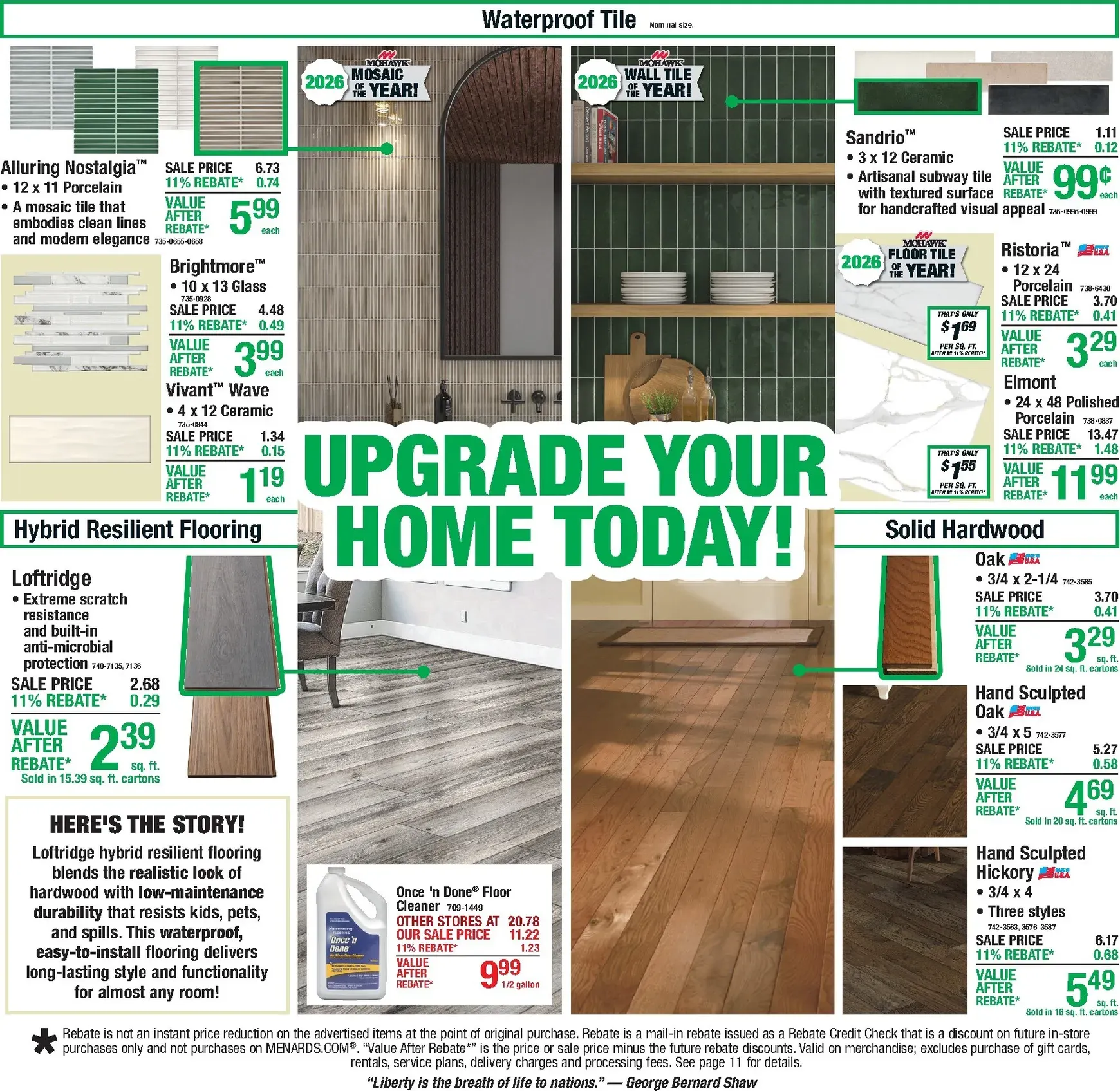 Weekly ad Menards - 11% Rebate on Everything! from August 6 to August 16 2026 - Page 19