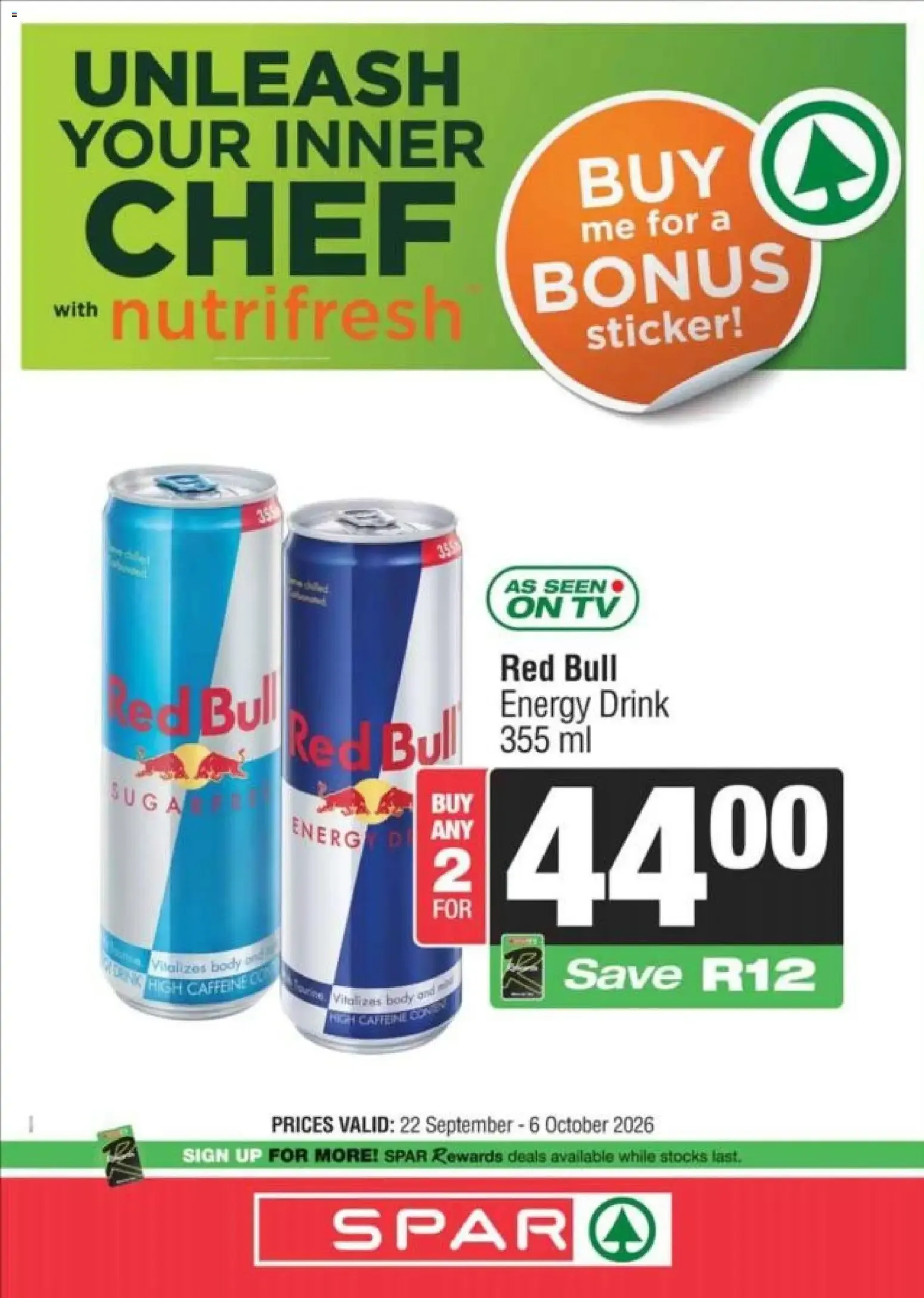 Spar - Unleash Your Inner Chef with Nutrifresh from 22 September to 6 October 2026 - Catalogue Page 9
