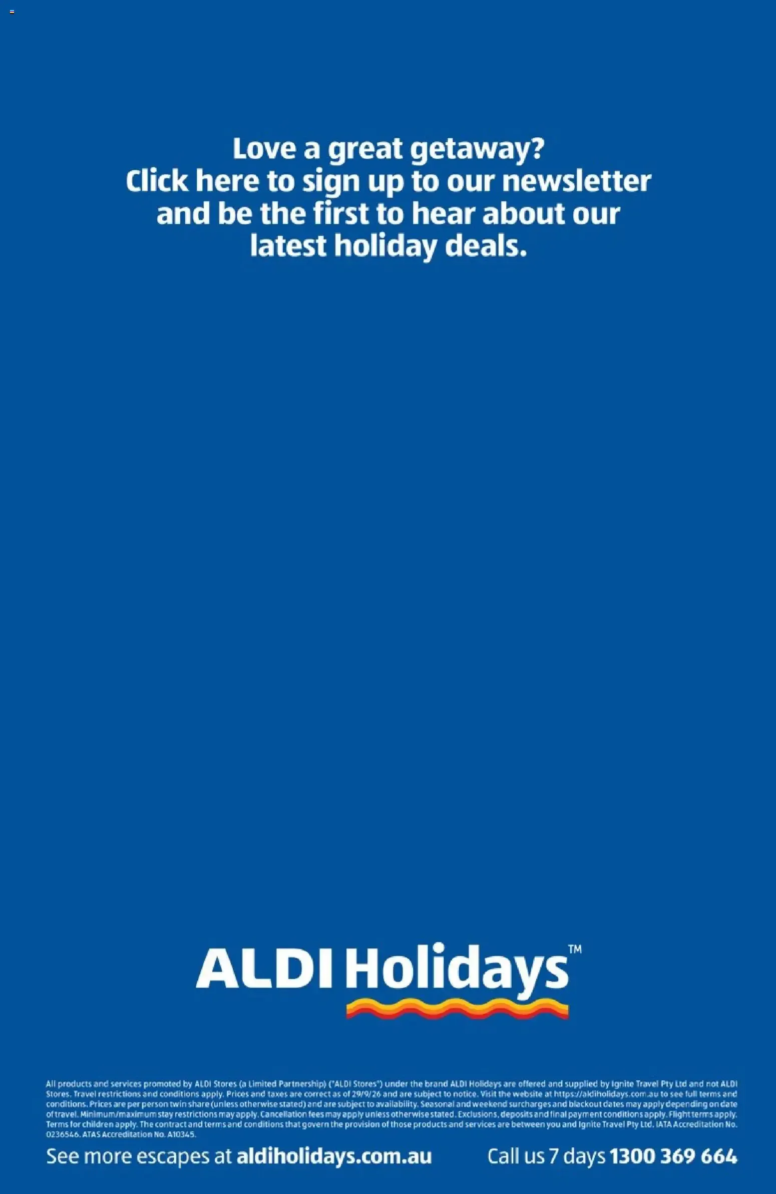 The Great Getaway Sale - Catalogue valid from 1 October to 31 October 2026 - page 30