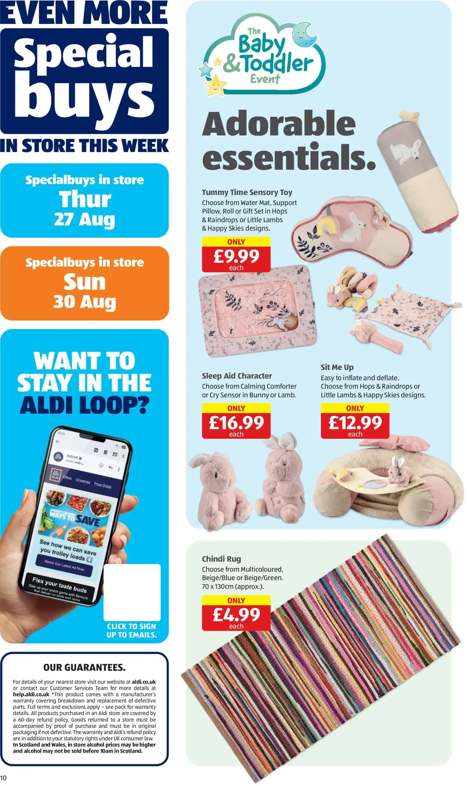 ALDI Specialbuys: Baby & Toddler Event from 27 August to 2 September 2026 - Catalogue Page 10