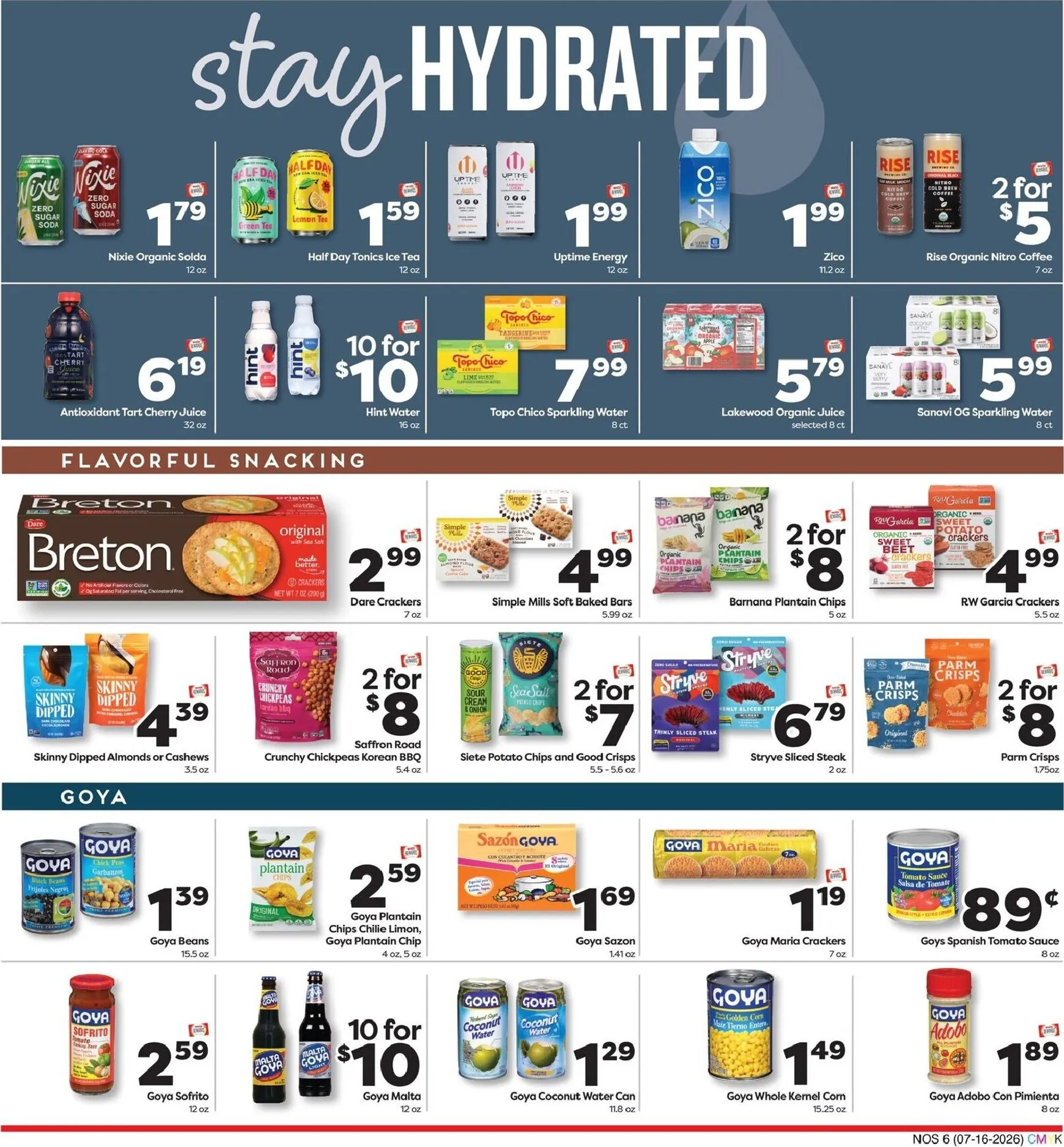 Weekly ad Current Weis Markets - Natural & Organic leaflet valid from Thursday 07/16/2026 to Wednesday 08/12/2026 from July 16 to August 12 2026 - Page 6