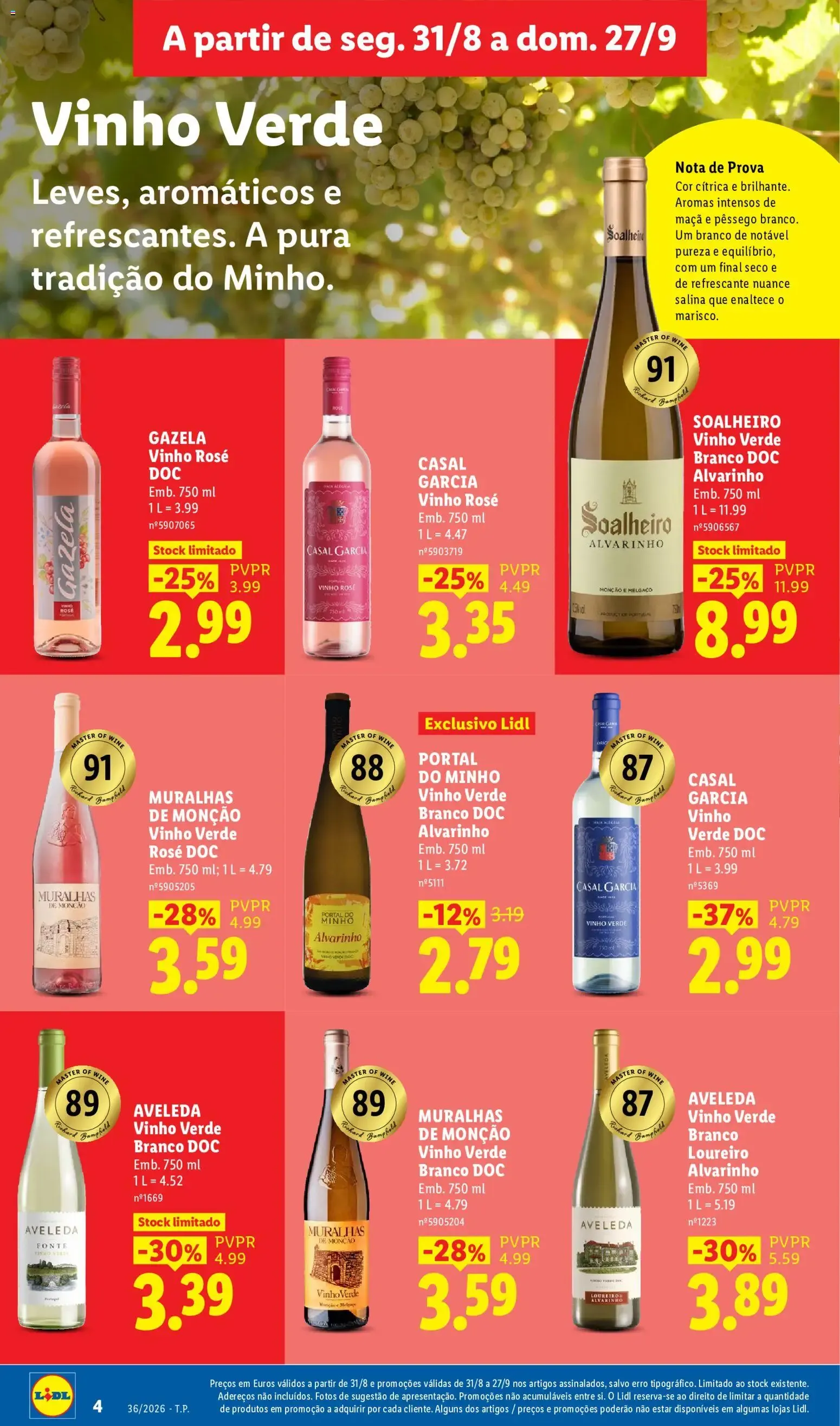 Folheto VINHOS & QUEIJOS ENCHIDOS de 31 de agosto até 27 de setembro 2026 - Pagina 4