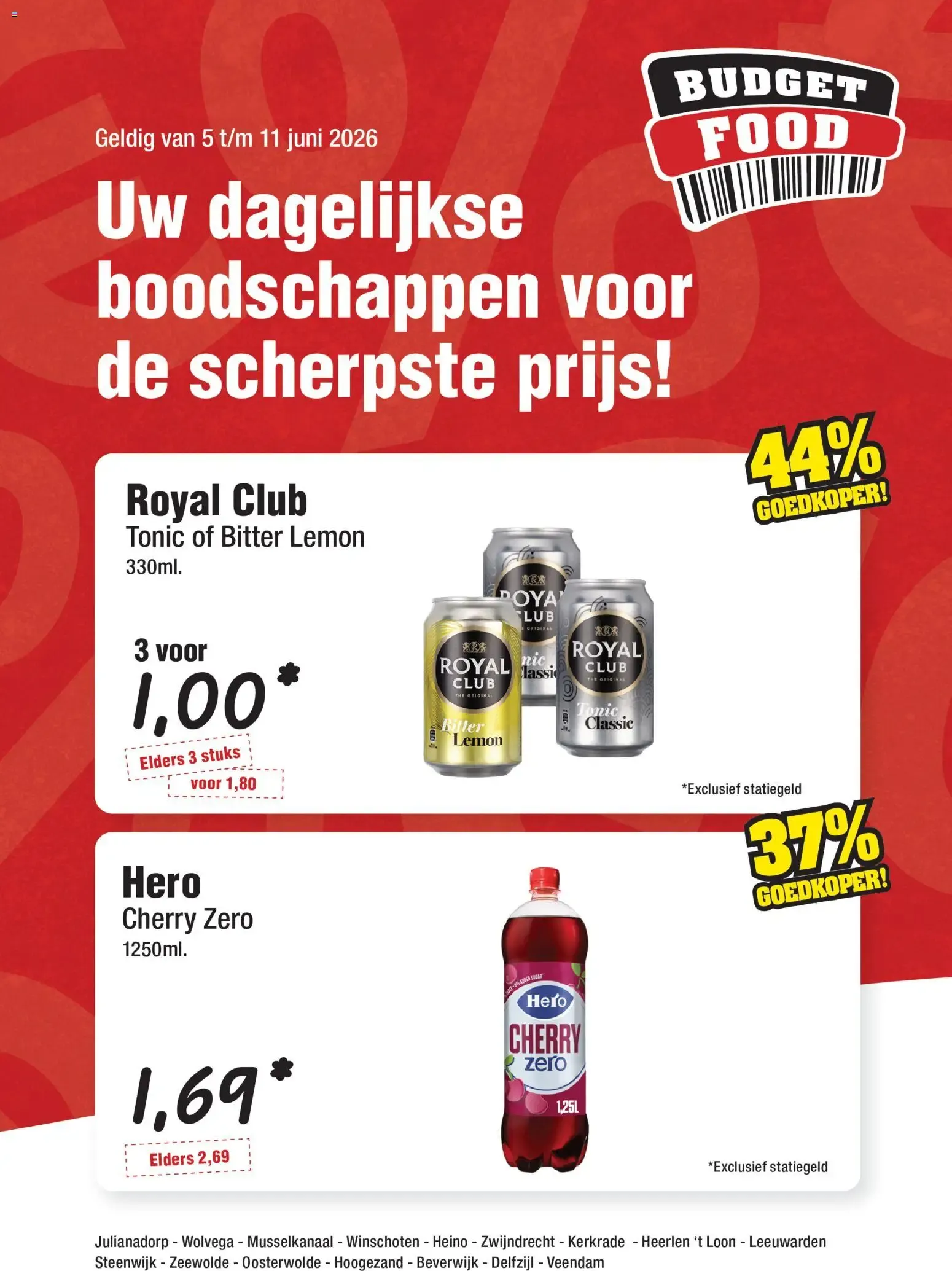 Budget Food folder vanaf 05-06-2026 || NIEUWE van 5 juni tot 11 juni 2026 - Folder pagina 1