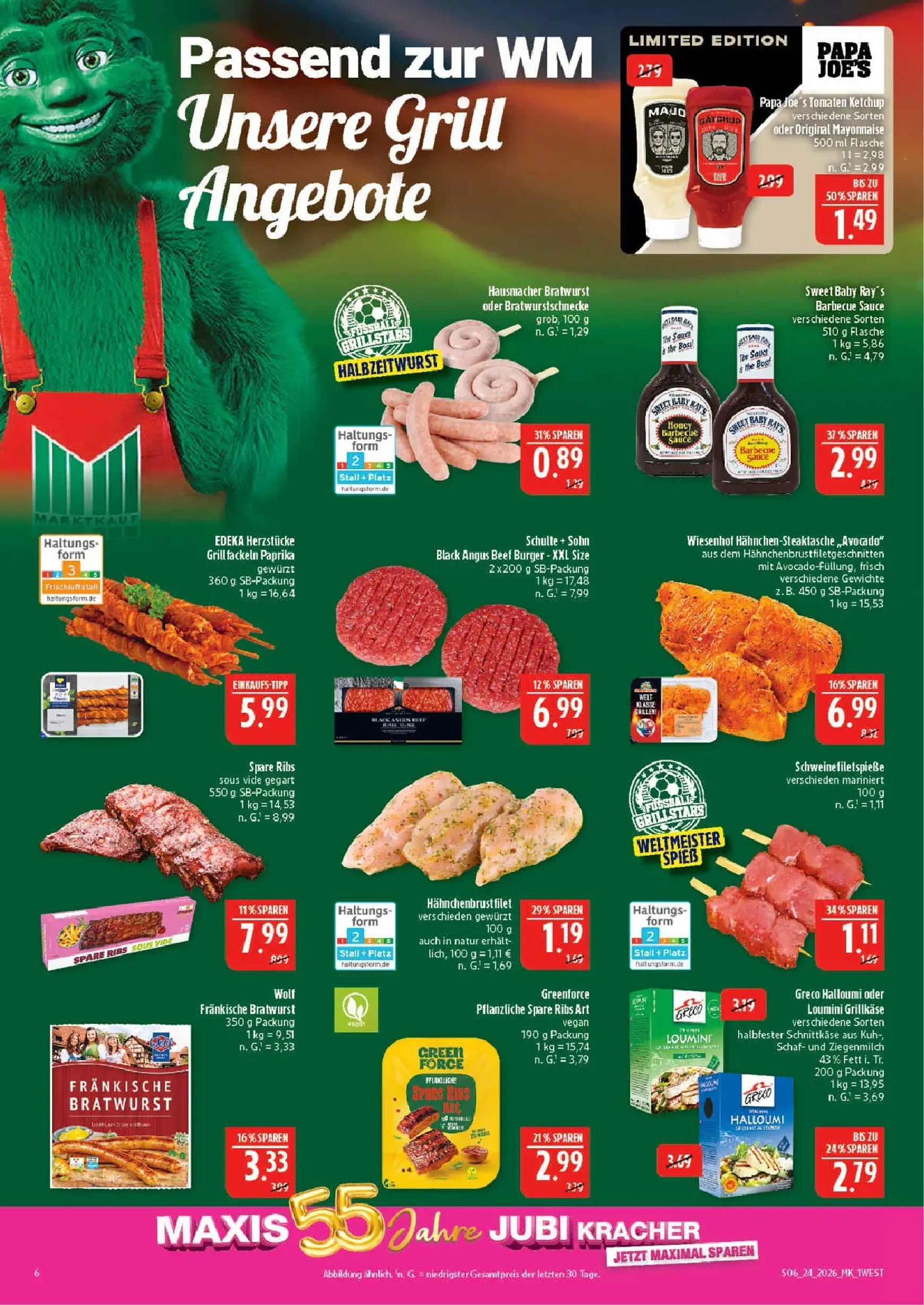 Marktkauf Prospekt – von Montag 08.06.2026 bis Samstag 13.06.2026 von 8. Juni bis 13. Juni 2026 - Prospekt seite 6