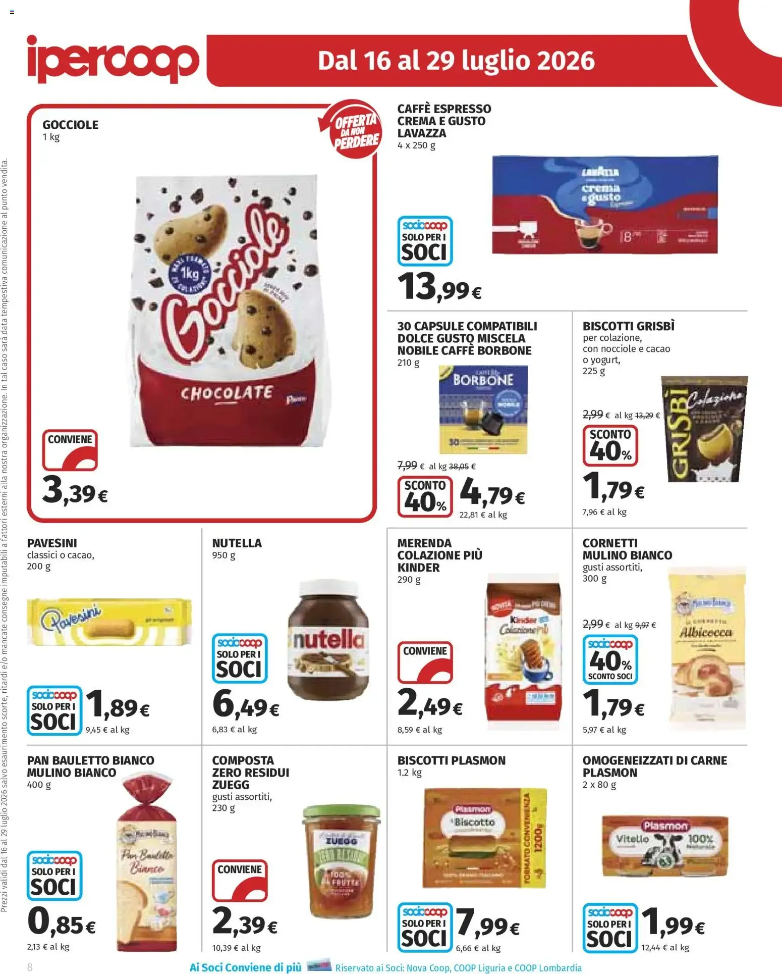 Anteprima volantino Ipercoop dal 16/07/2026 - nuovo offerte da 16 luglio a 29 luglio di 2026 - Pagina del volantino 8