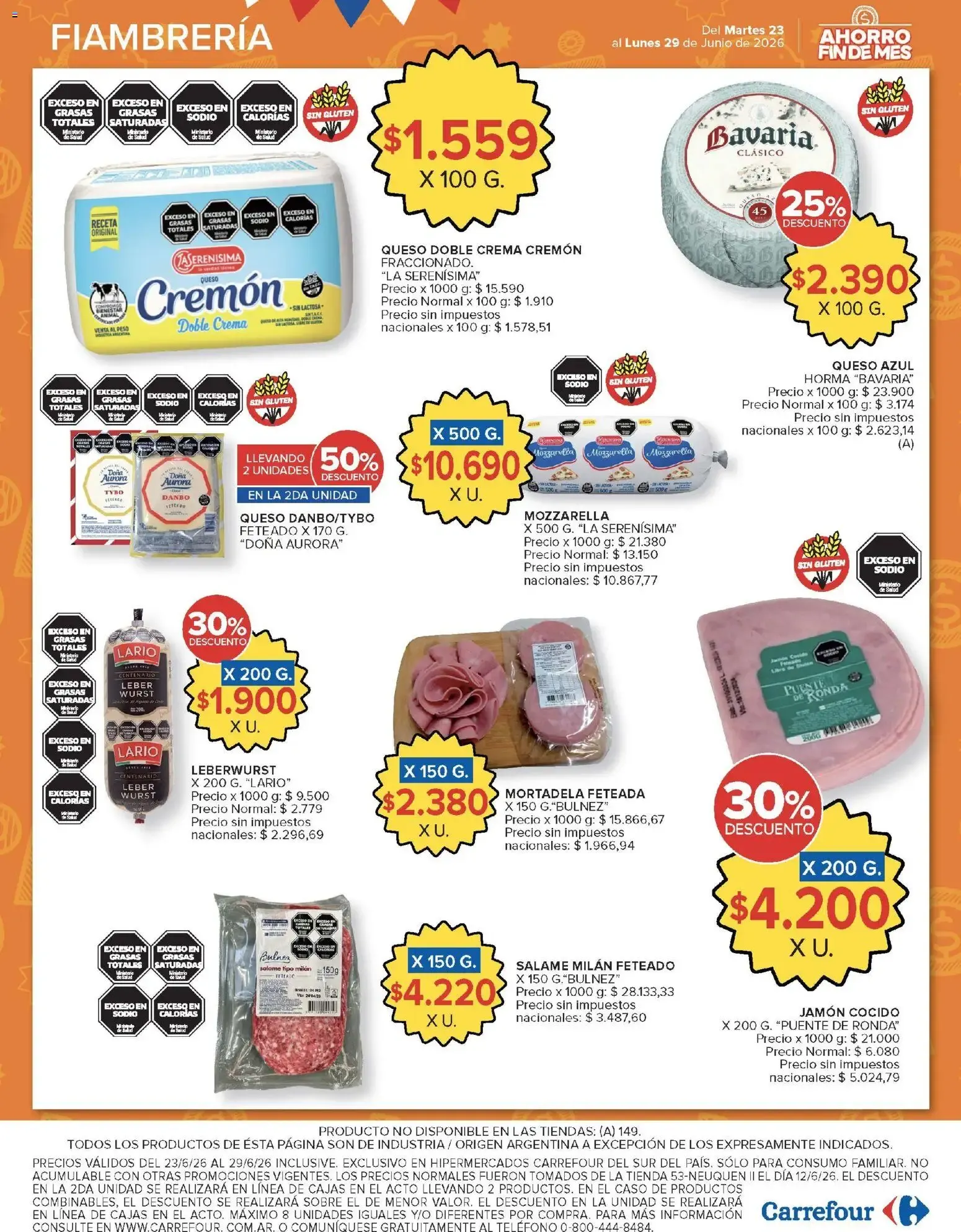 Ofertas de Carrefour: Ofertas de Hiper y Market - Ahorro Fin de Mes 23 de junio al 29 de junio 2026 - Página 6 del catálogo