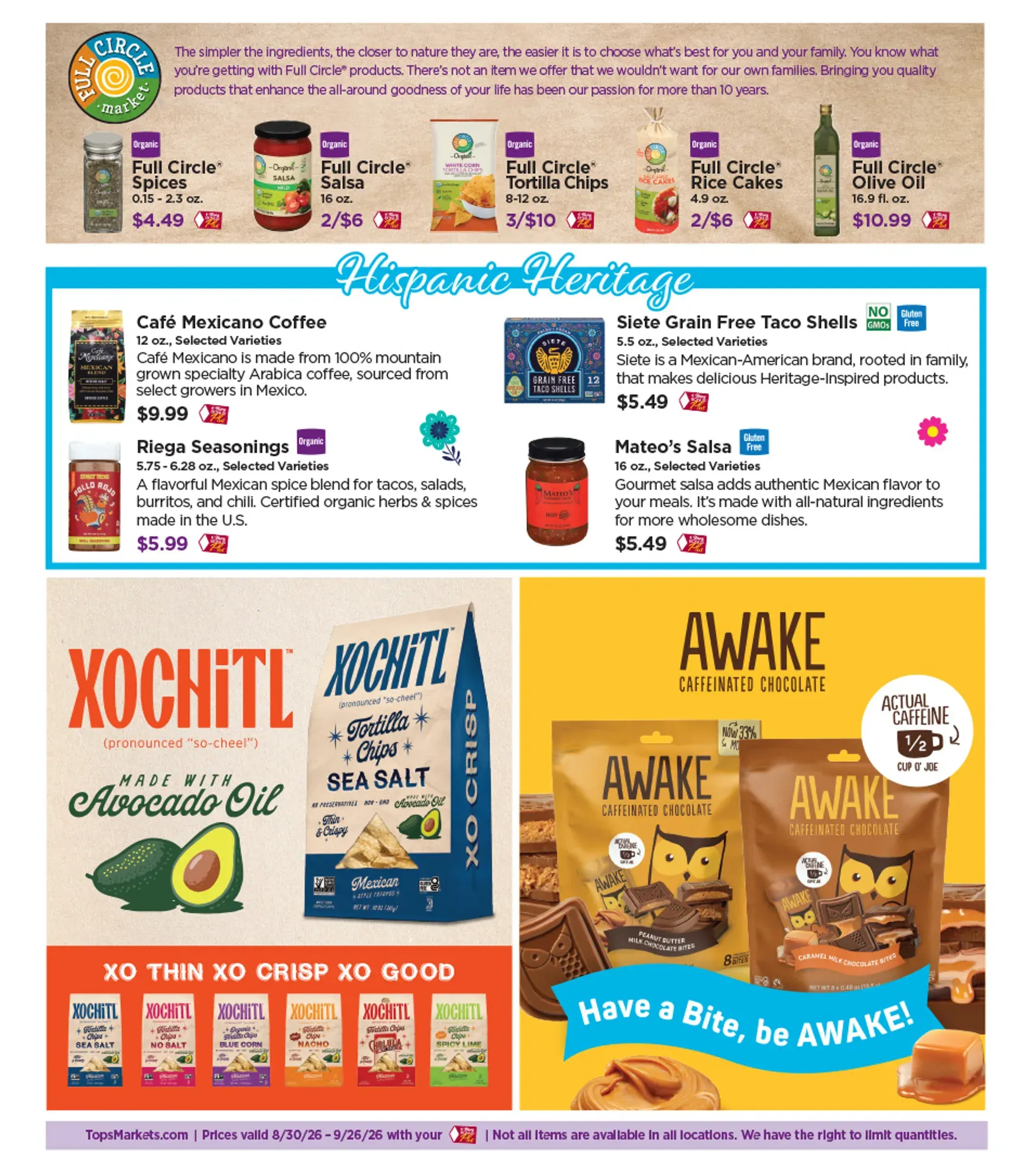 Weekly ad Current Tops Markets - Natural & Organics Spotlight leaflet valid from Sunday 08/30/2026 to Saturday 09/26/2026 from August 30 to September 26 2026 - Page 4