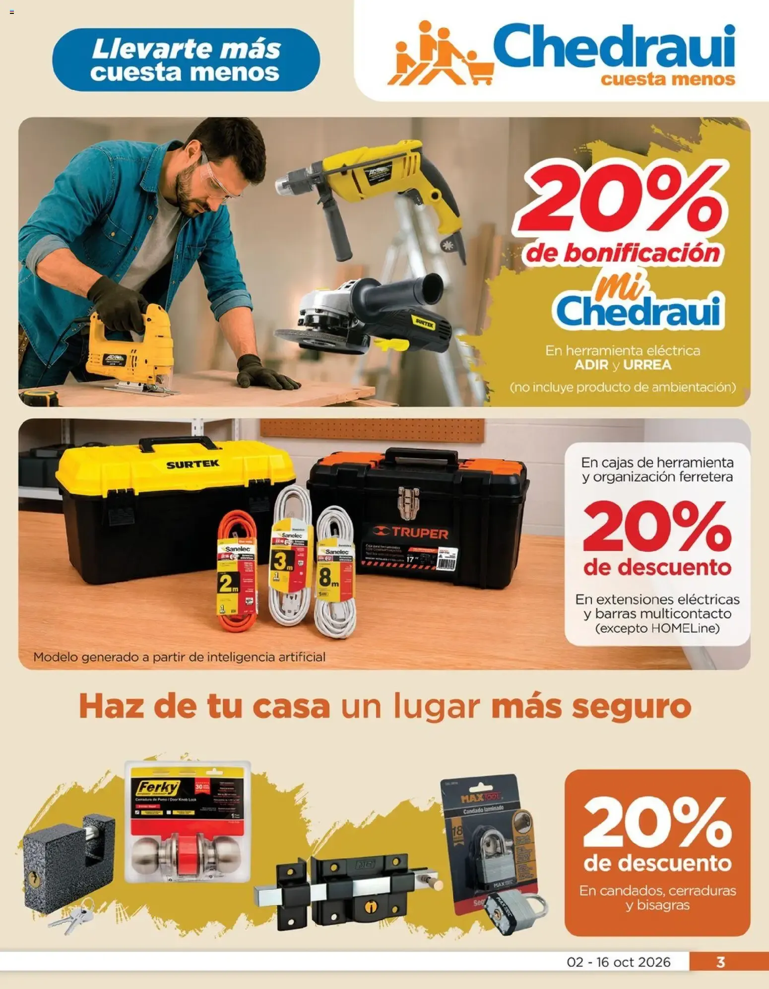 Catálogo de Chedraui folleto Renueva tu hogar (02/10/2026 - 16/10/2026) - catálogo en línea 2 de octubre al 16 de octubre 2026 - Pagina 3