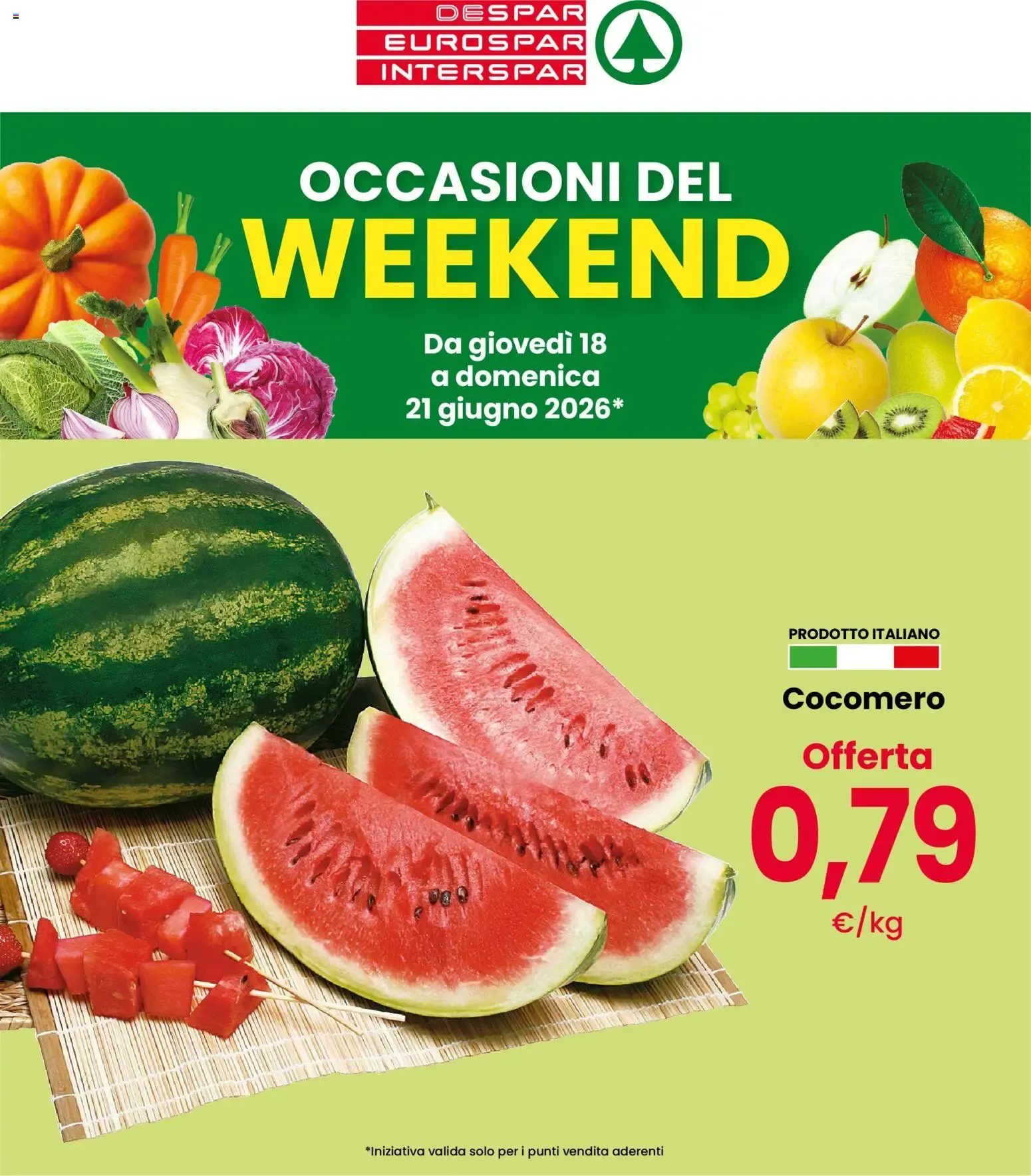 Occasioni del Weekend da 18 giugno a 21 giugno di 2026 - Pagina del volantino 1