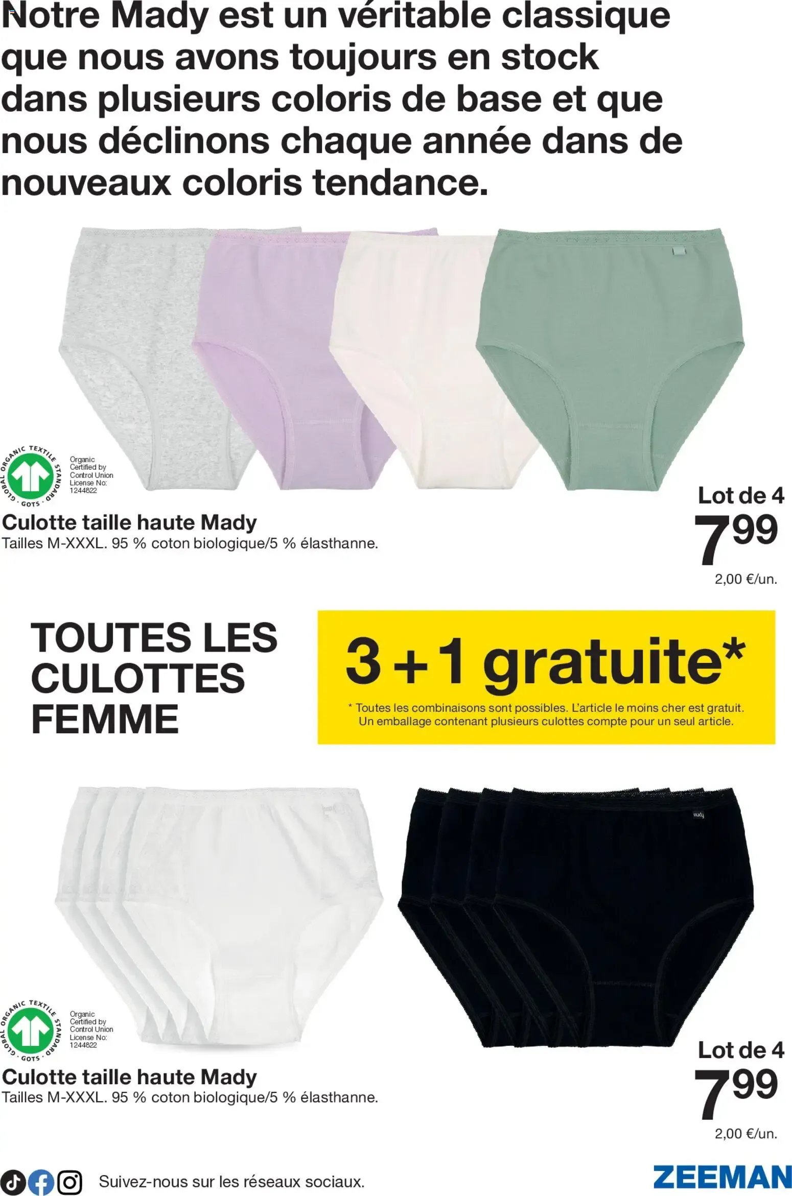 Zeeman - Promoción Ropa Interior Femenina du 13 juin au 26 juin 2026 - Catalogue page 7