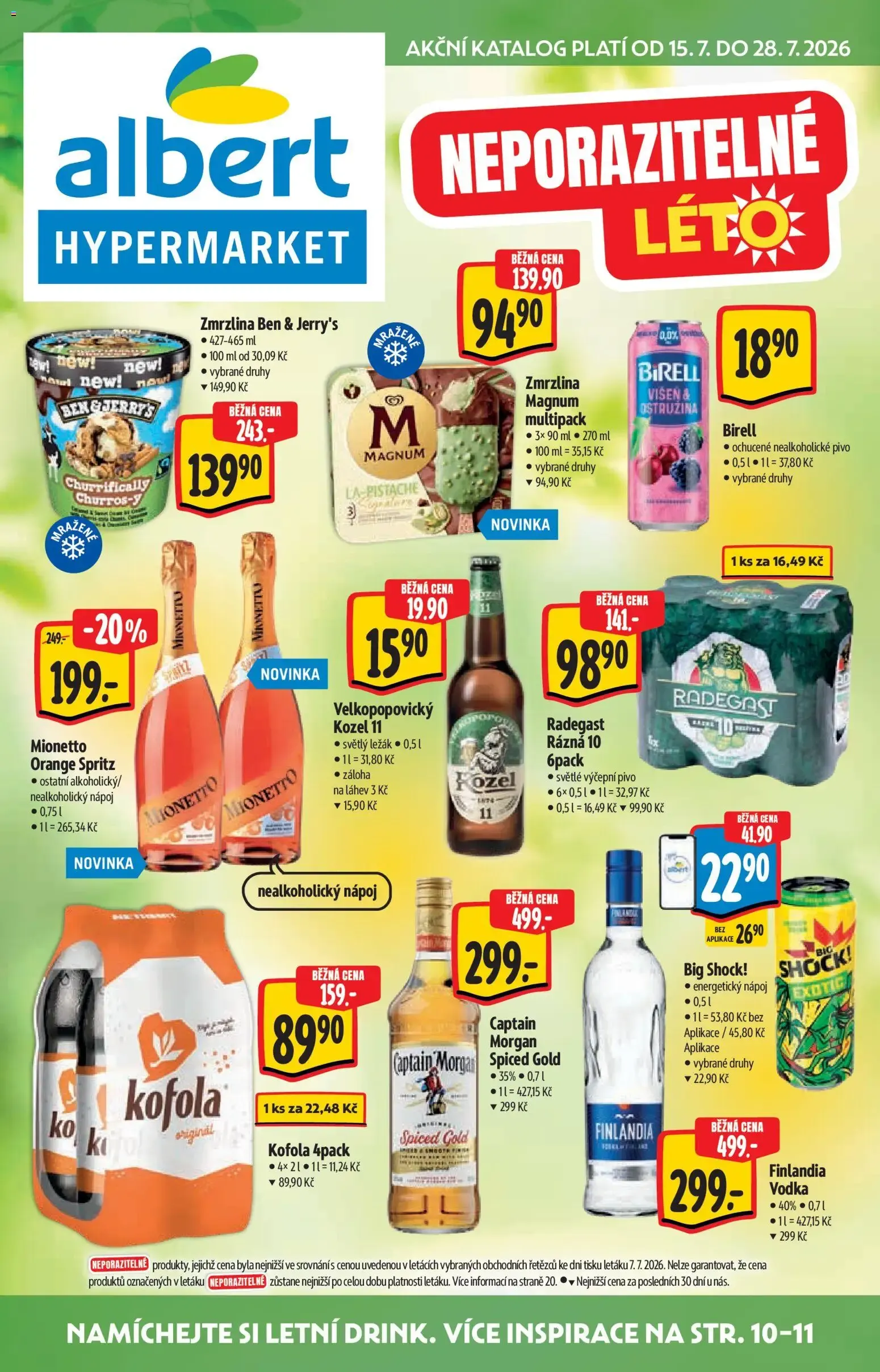 Albert katalog - Hypermarket od 15.07.2026 - Akční leták - 15. července 28. července 2026 - Page 1