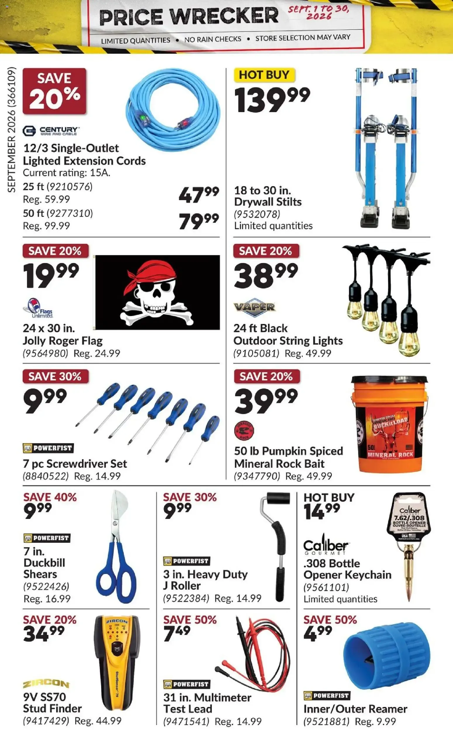 Princess Auto flyer- Price Wrecker from Sep 1, 2026 > weekly specials & deals from September 1 to September 30 2026 - flyer page 5
