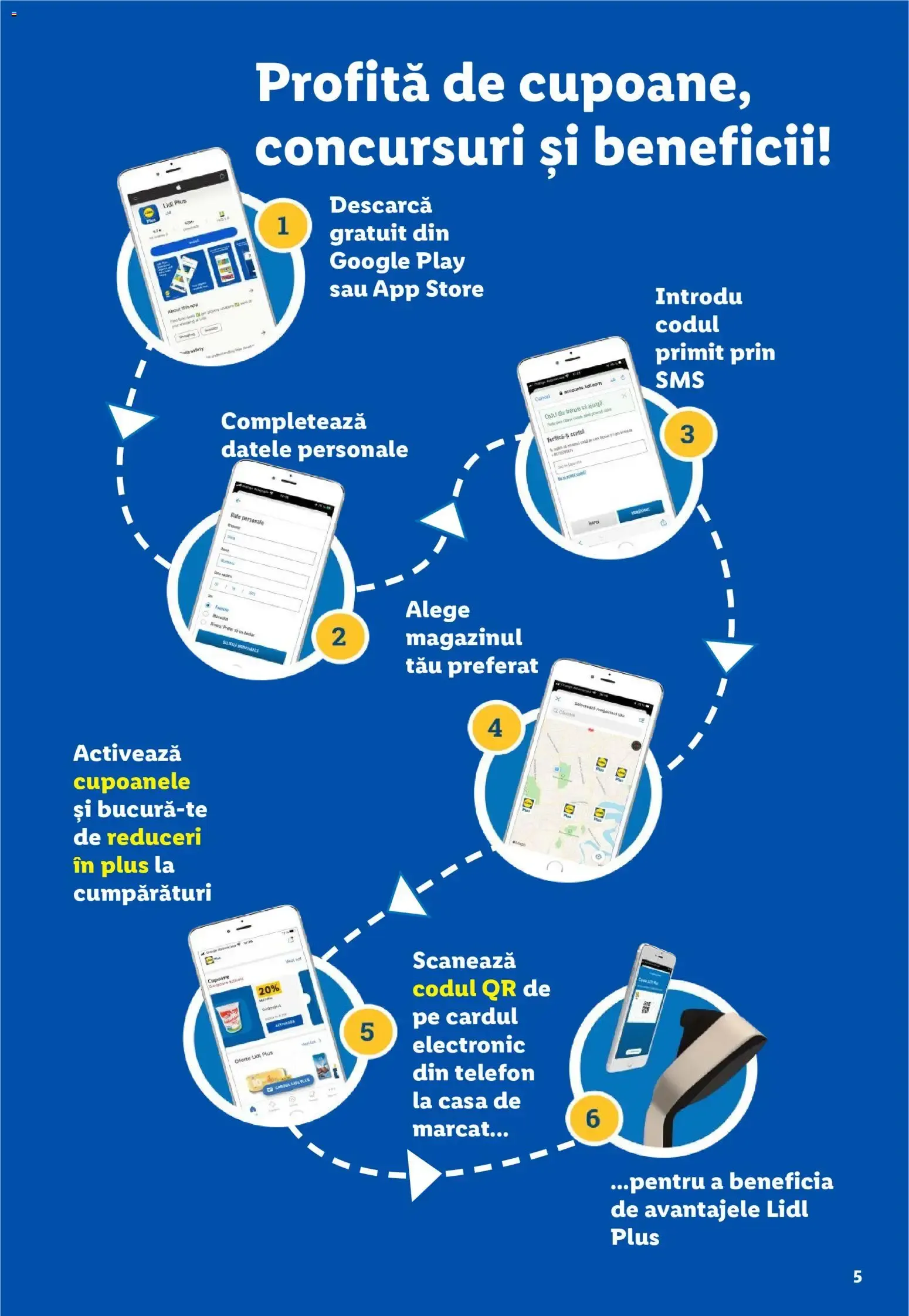 Catalog Economisește mai mult cu Lidl Plus - Descarcă aplicația Lidl Plus de la 5 mai până la 5 mai 2035 - Revista Pagina 5
