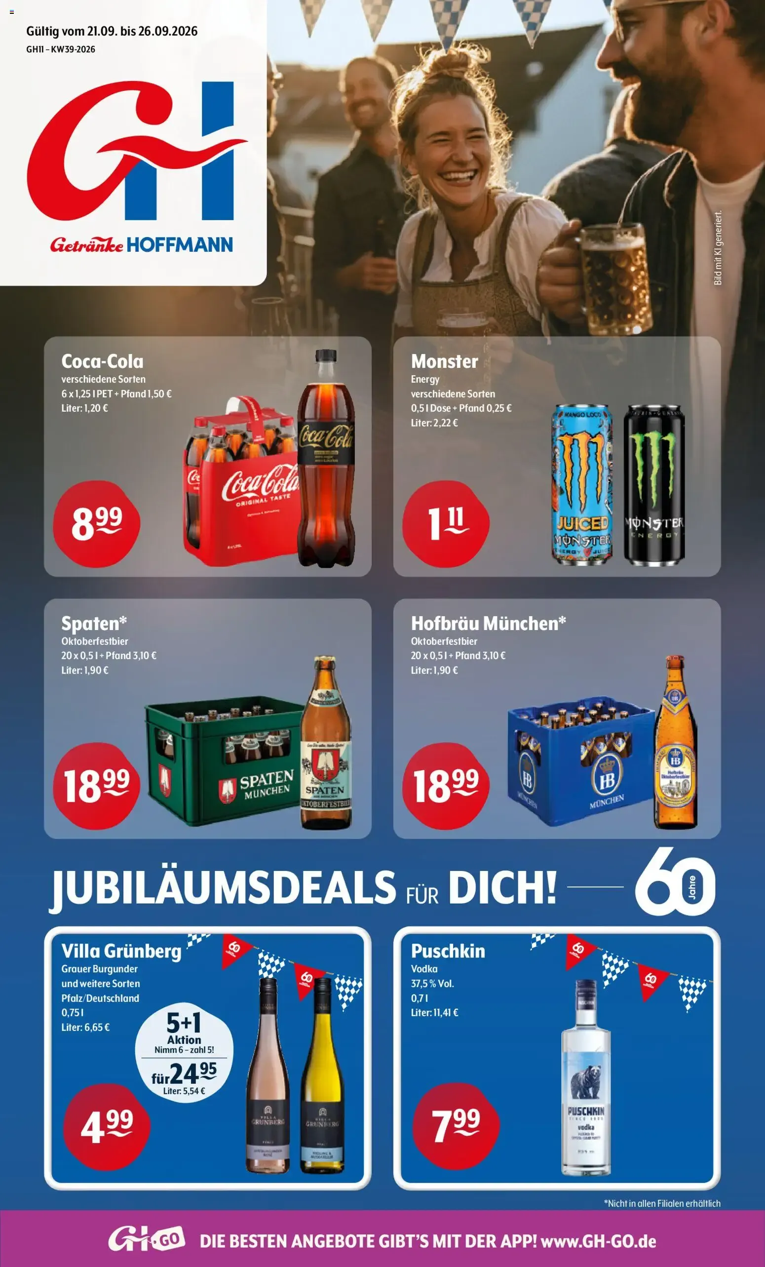 Getränke Hoffmann Prospekt (ab 21.09.2026) zum Blättern